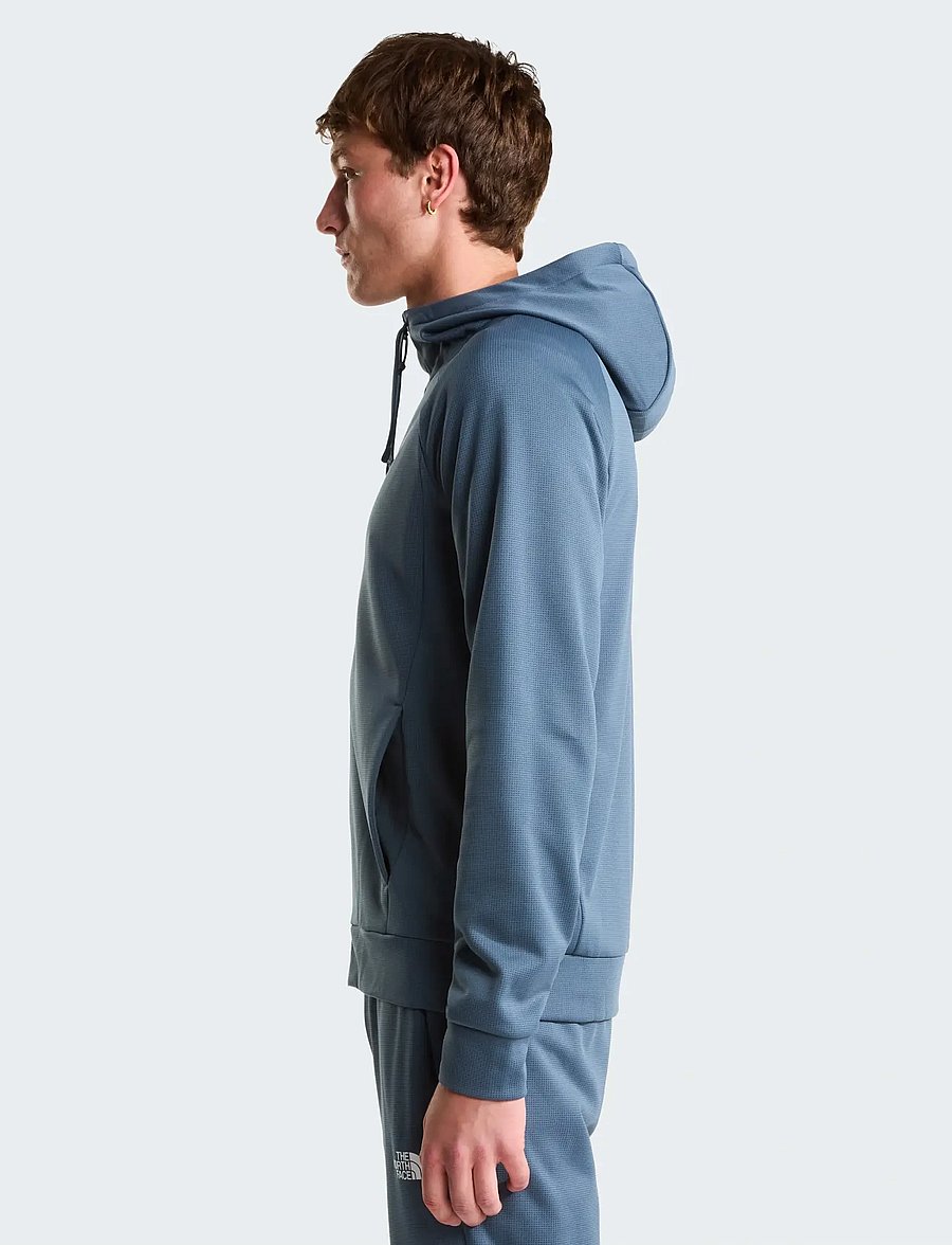 The North Face - M REAXION 2.0 HOODED FULL ZIP JACKET - hættetrøjer - granite grey dark heath - 4