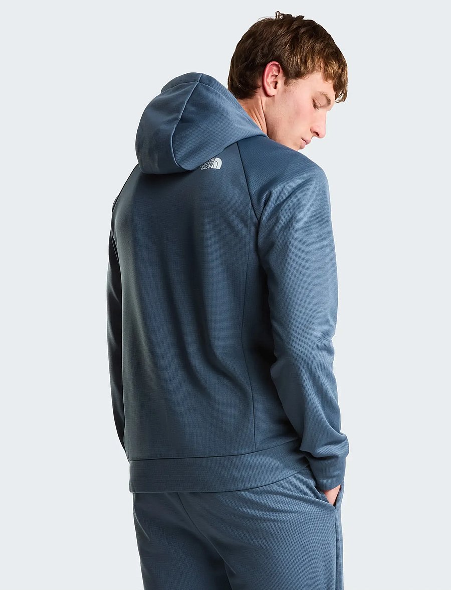The North Face - M REAXION 2.0 HOODED FULL ZIP JACKET - hættetrøjer - granite grey dark heath - 5