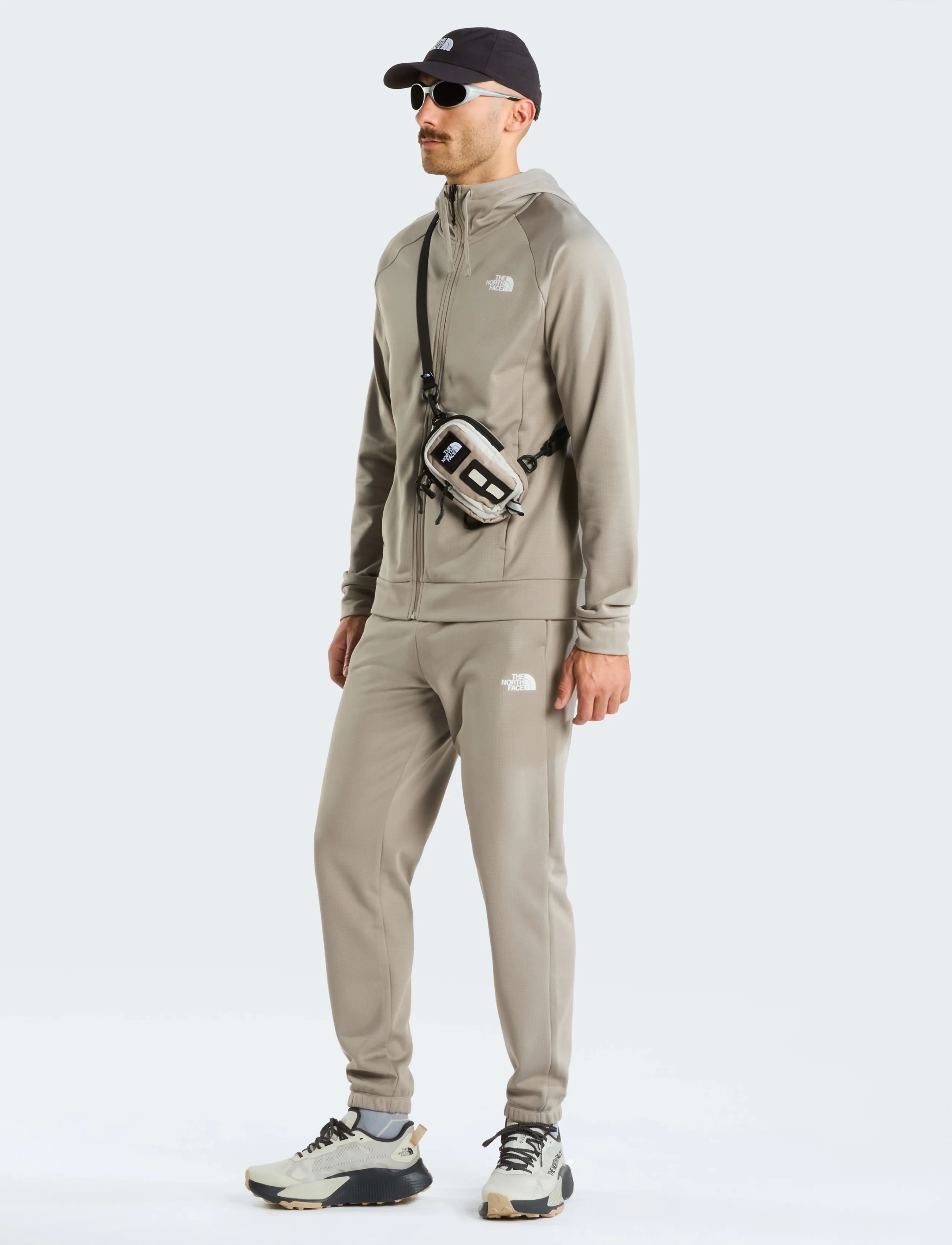 The North Face - M REAXION 2.0 HOODED FULL ZIP JACKET - kapuzenpullover - stone slab dark heather - 3