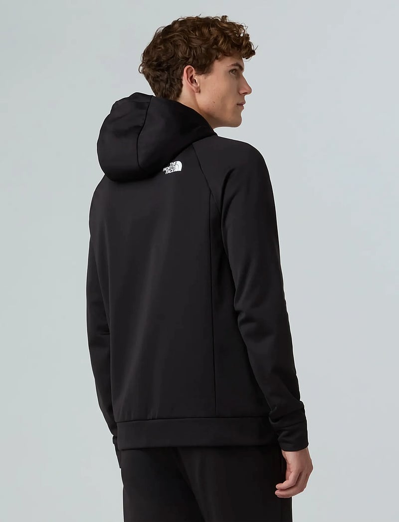 The North Face - M REAXION 2.0 HOODED FULL ZIP JACKET - hættetrøjer - tnf black heather - 4