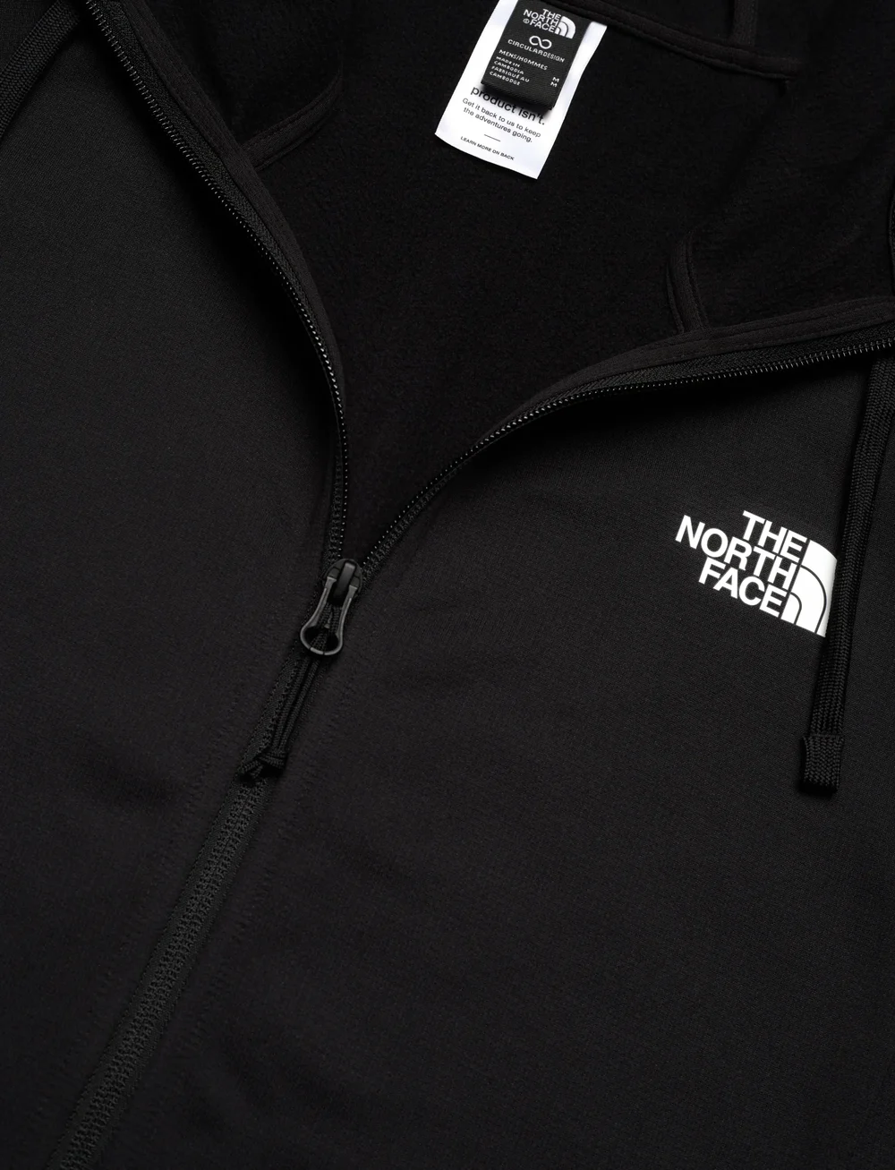 The North Face - M REAXION 2.0 HOODED FULL ZIP JACKET - kapuutsiga dressipluusid - tnf black heather - 2