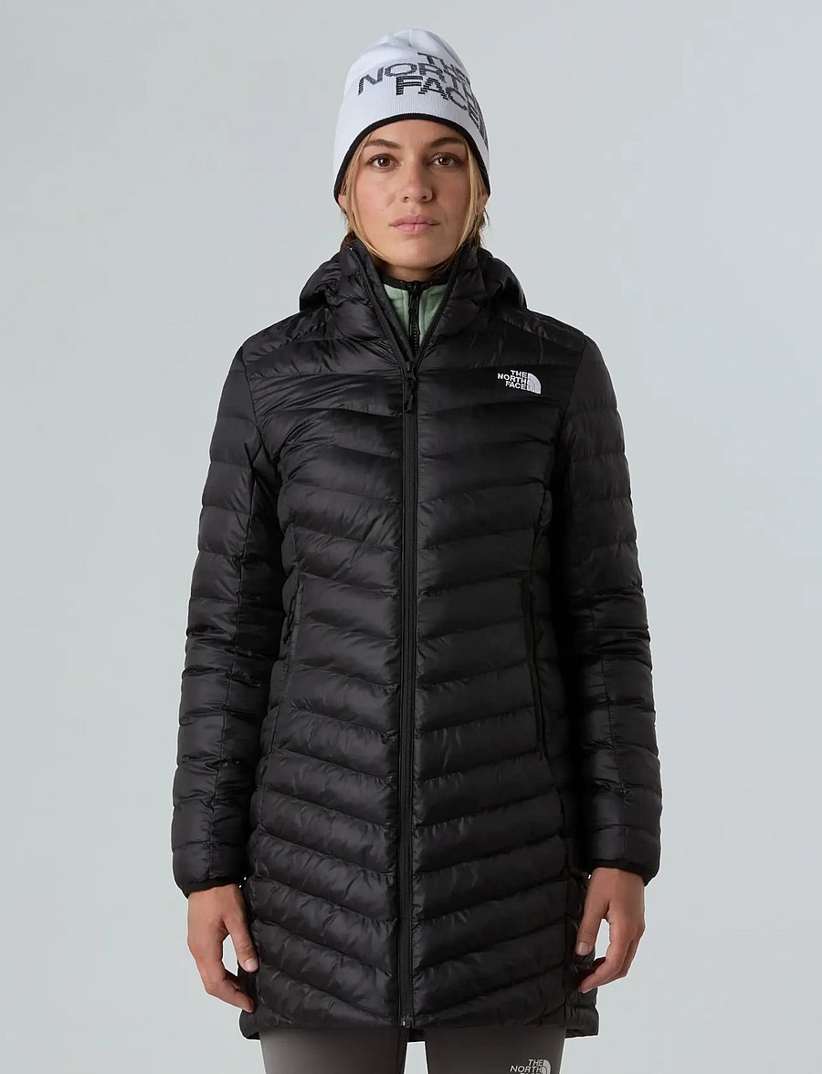 The North Face - W HUILA SYNTH PARKA - parka stiliaus paltai - tnf black - 0
