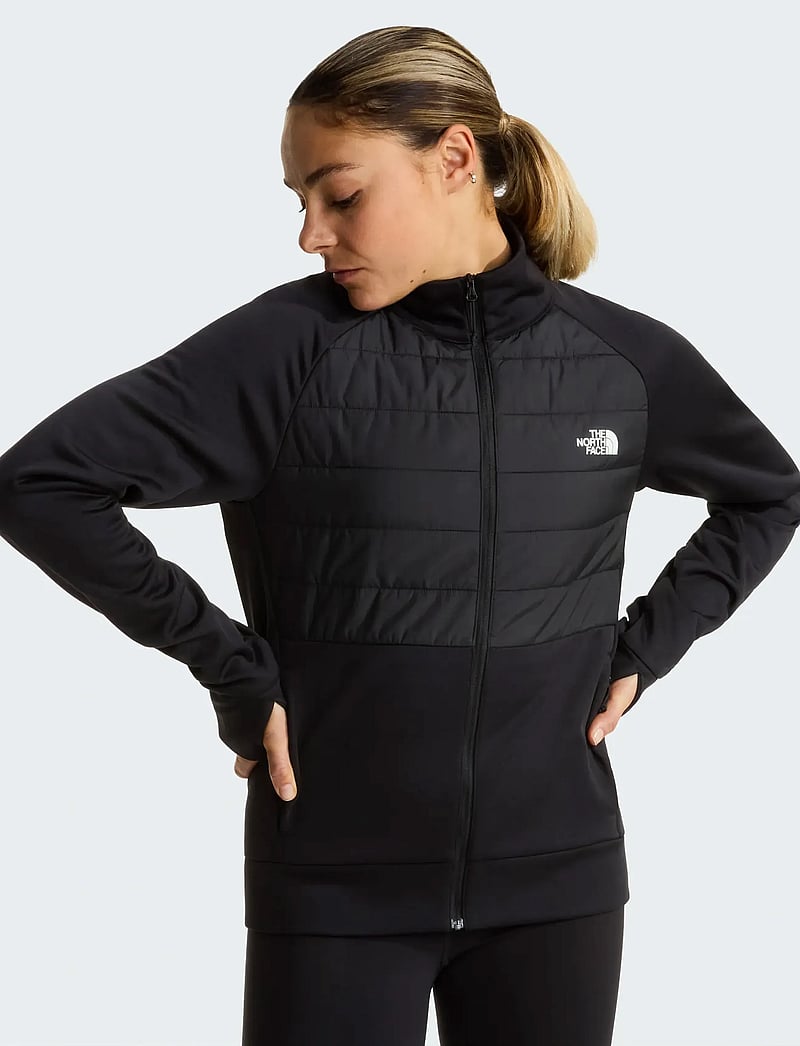 The North Face - W REAXION 2.0 HYBRID JACKET - sportjacken - tnf black heather - 0