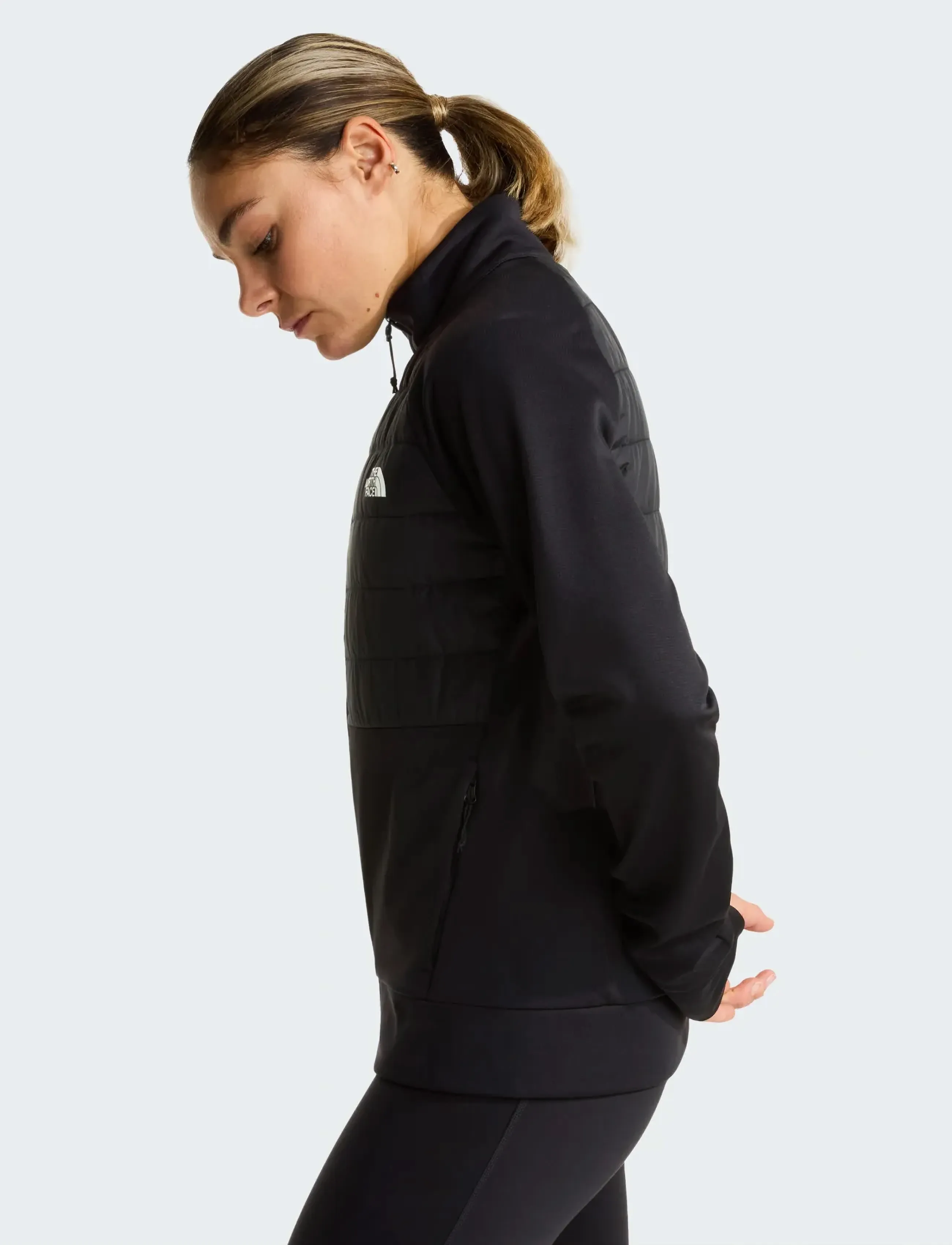 The North Face - W REAXION 2.0 HYBRID JACKET - tnf black heather - 4