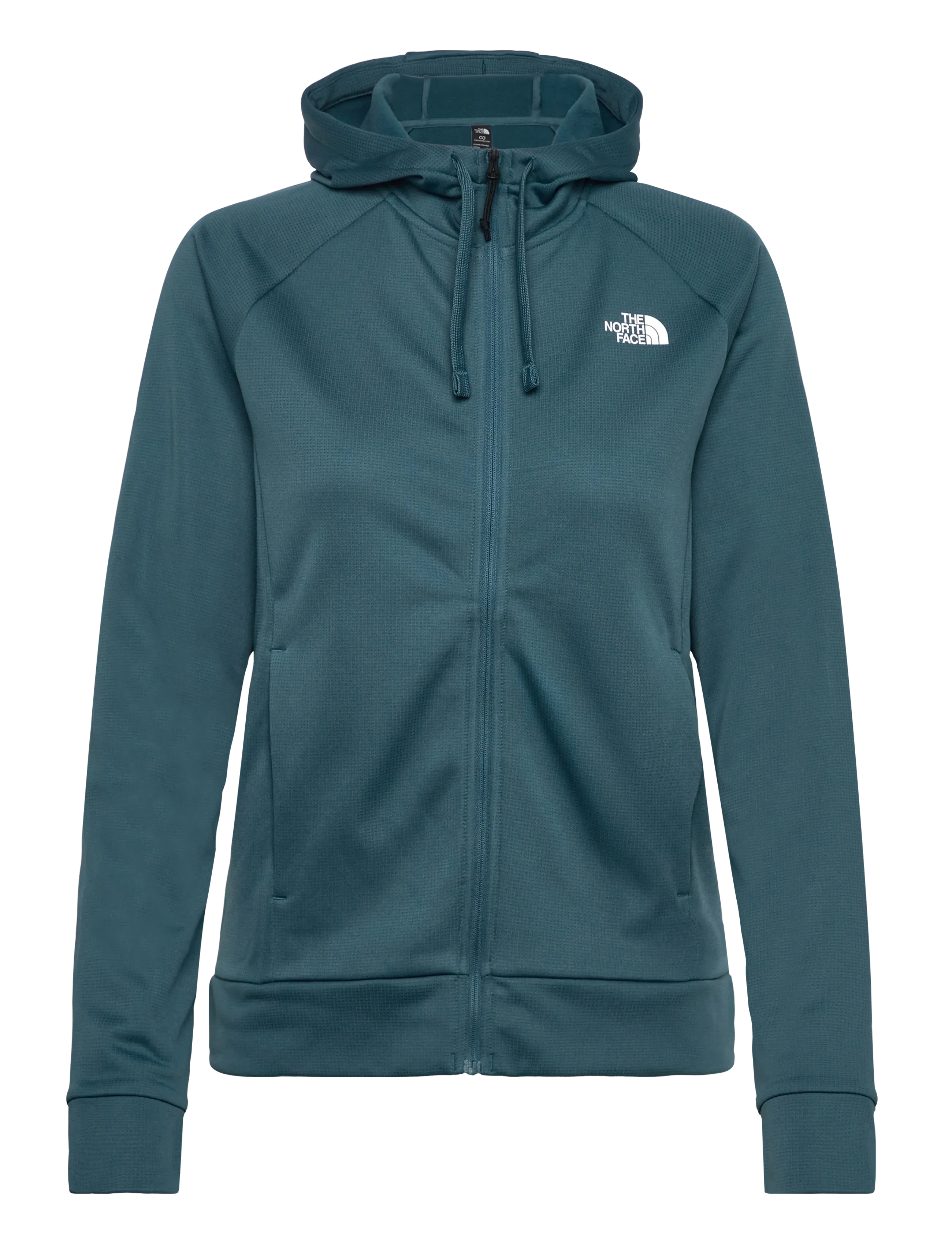 The North Face W Reaxion 2.0 Hooded Full Zip Jacket, XS, Green, Sport Sweatshirts & Hoodies > Sport Sweatshirts, Dame