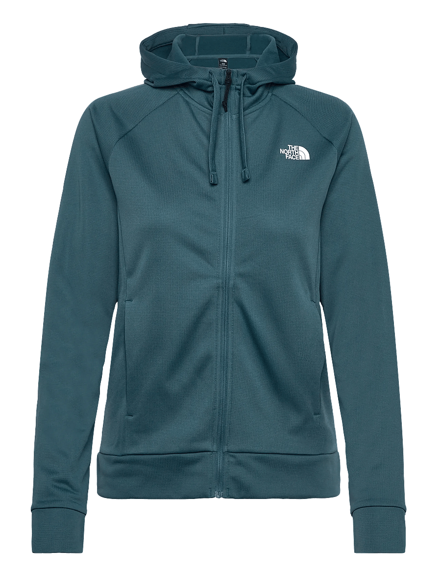 The North Face - W REAXION 2.0 HOODED FULL ZIP JACKET - dressipluusid - space dark heather - 0