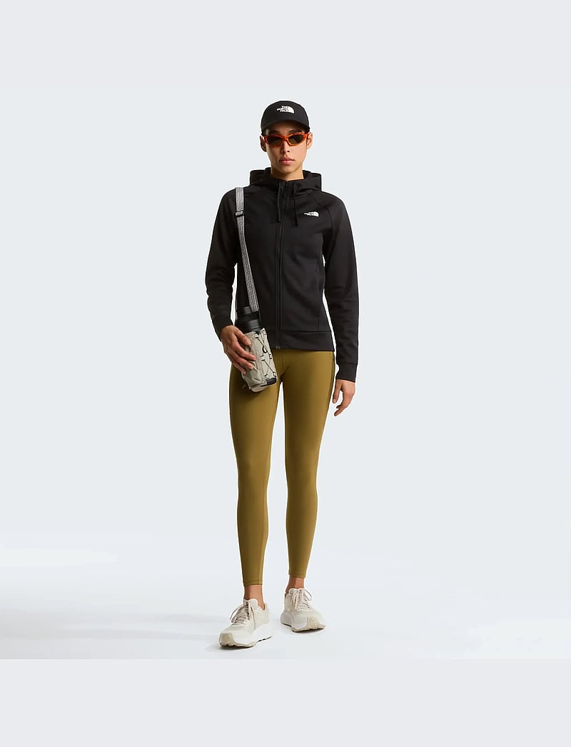 The North Face - W REAXION 2.0 HOODED FULL ZIP JACKET - sweatshirts - tnf black heather - 0