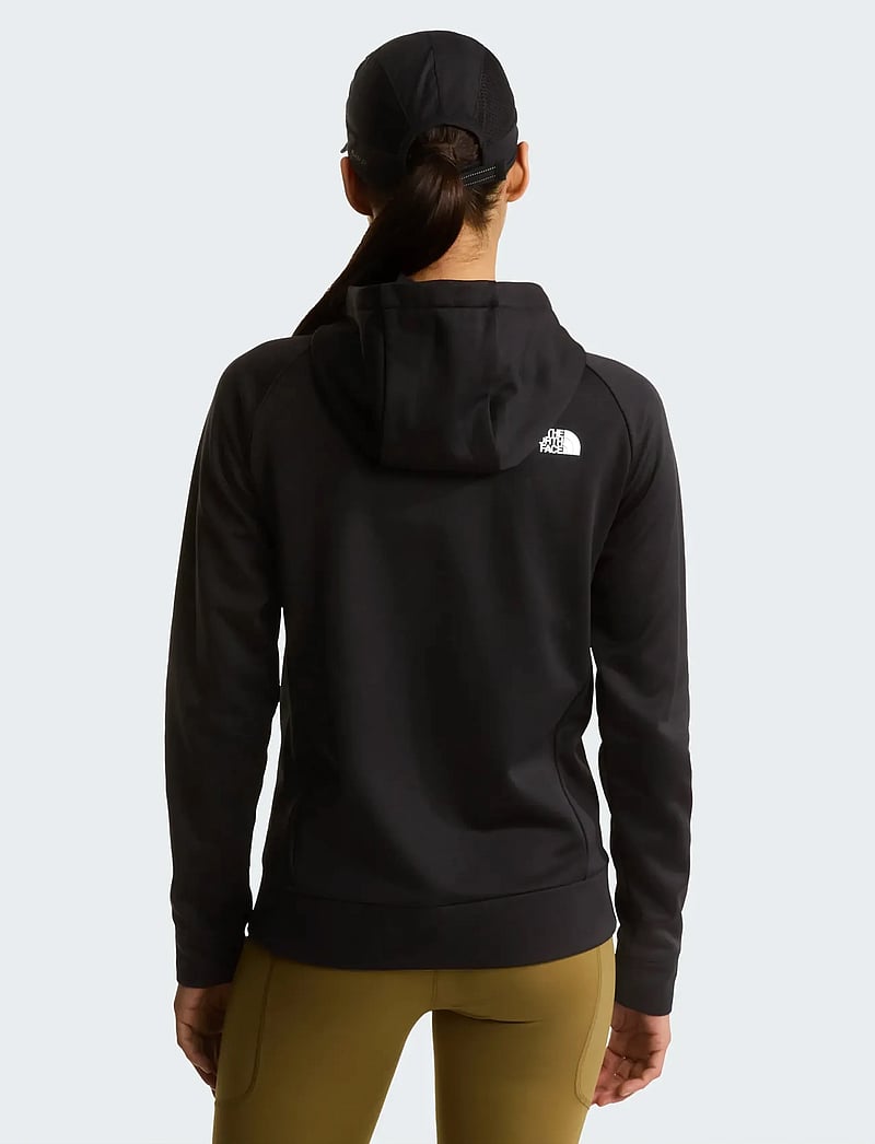 The North Face - W REAXION 2.0 HOODED FULL ZIP JACKET - sweatshirts - tnf black heather - 4