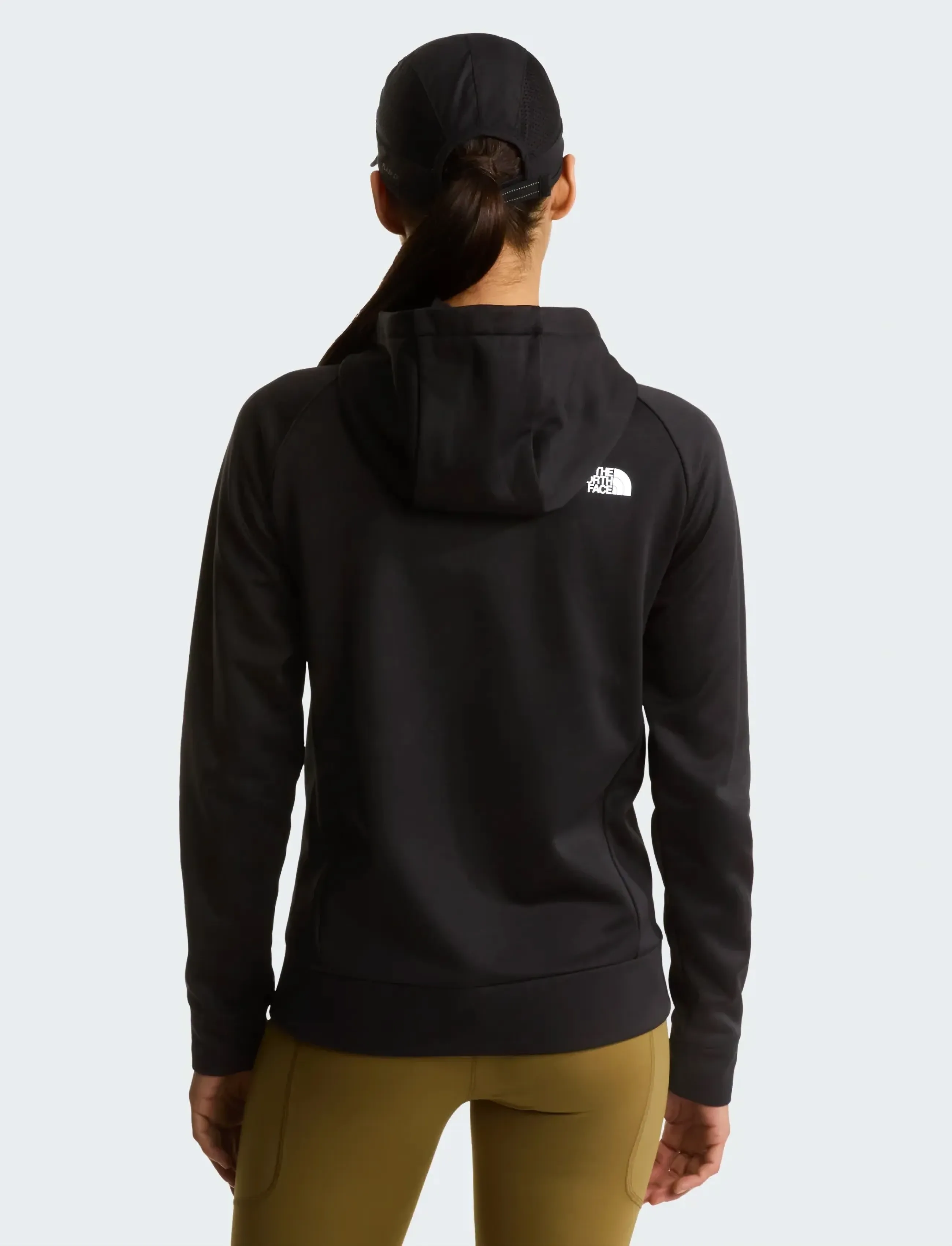 The North Face - W REAXION 2.0 HOODED FULL ZIP JACKET - sweatshirts - tnf black heather - 4