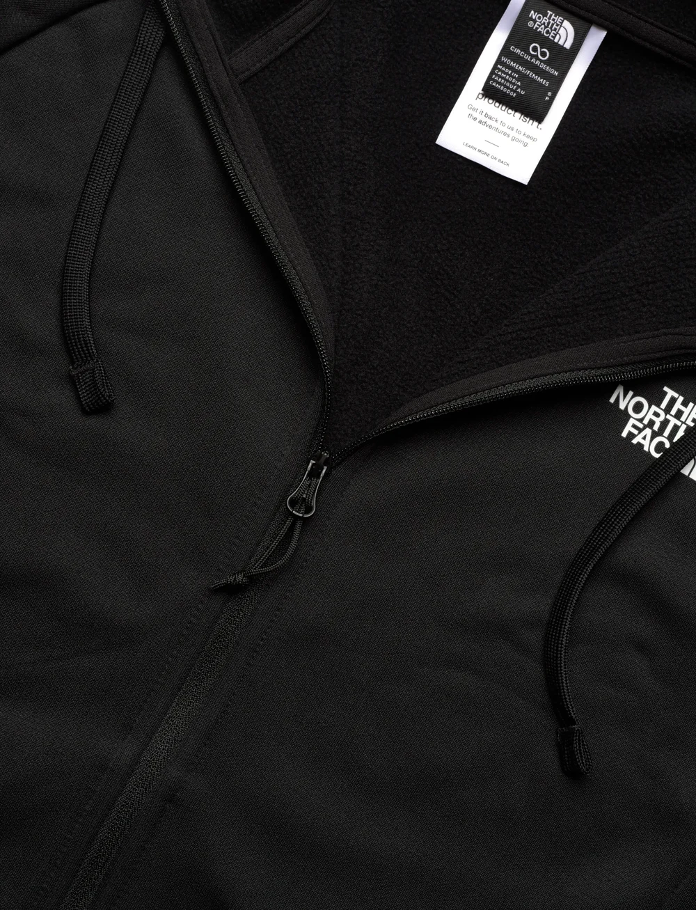 The North Face - W REAXION 2.0 HOODED FULL ZIP JACKET - sweatshirts - tnf black heather - 2