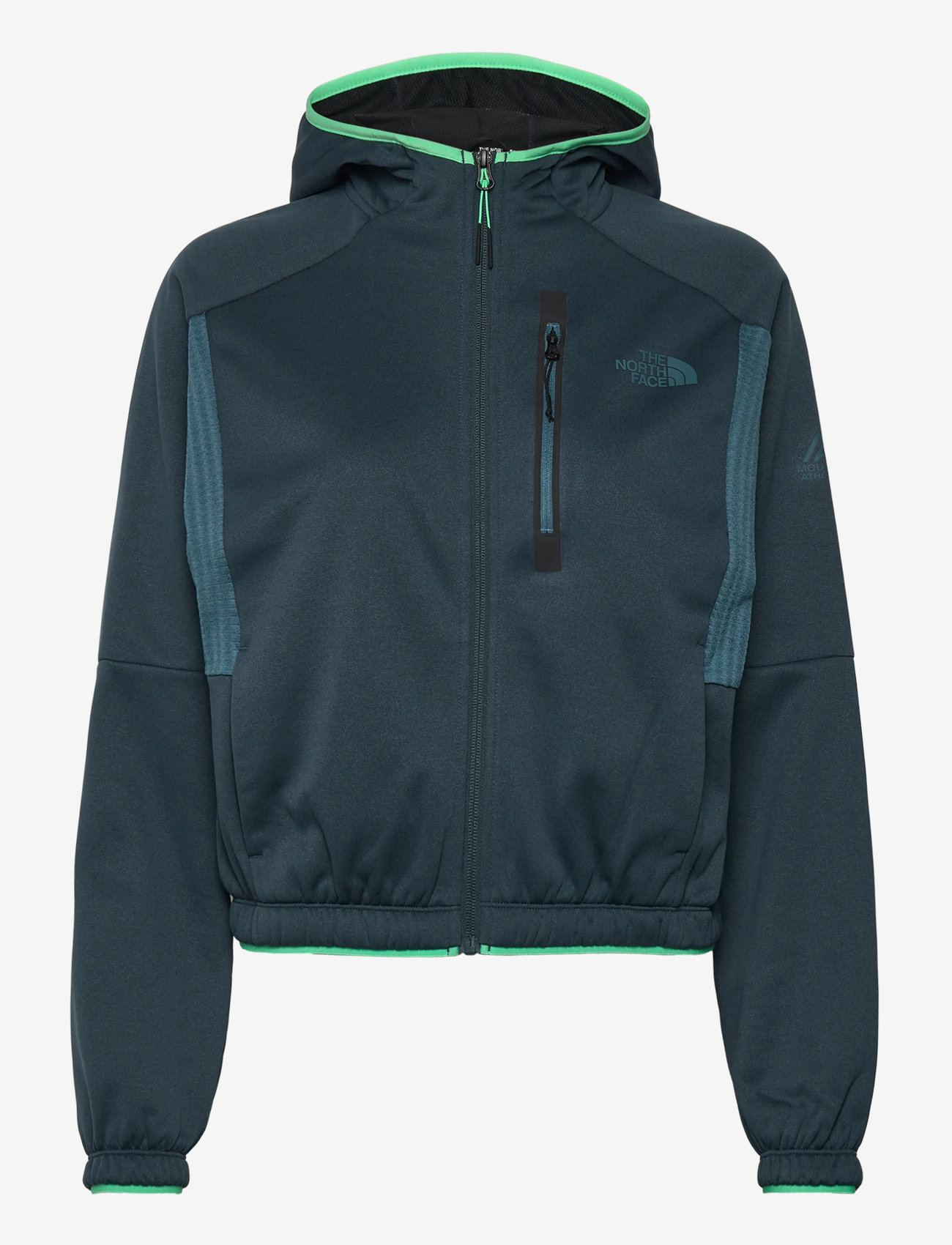 The North Face - W MOUNTAIN ATHLETICS FLEECE FULL ZIP JAC - hoodies - deep cypress/space - 1