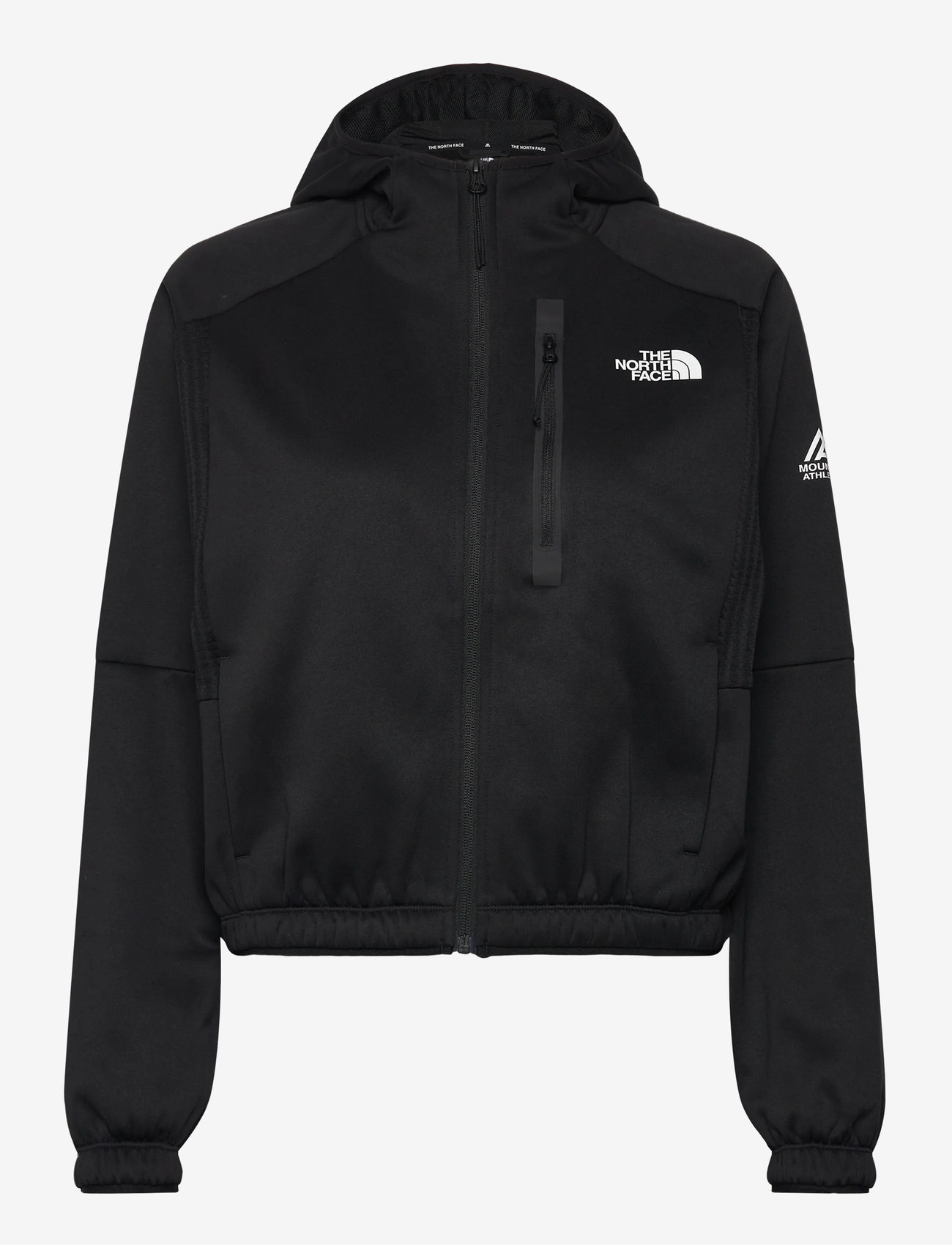The North Face - W MOUNTAIN ATHLETICS FLEECE FULL ZIP JAC - huvtröjor - tnf black - 1