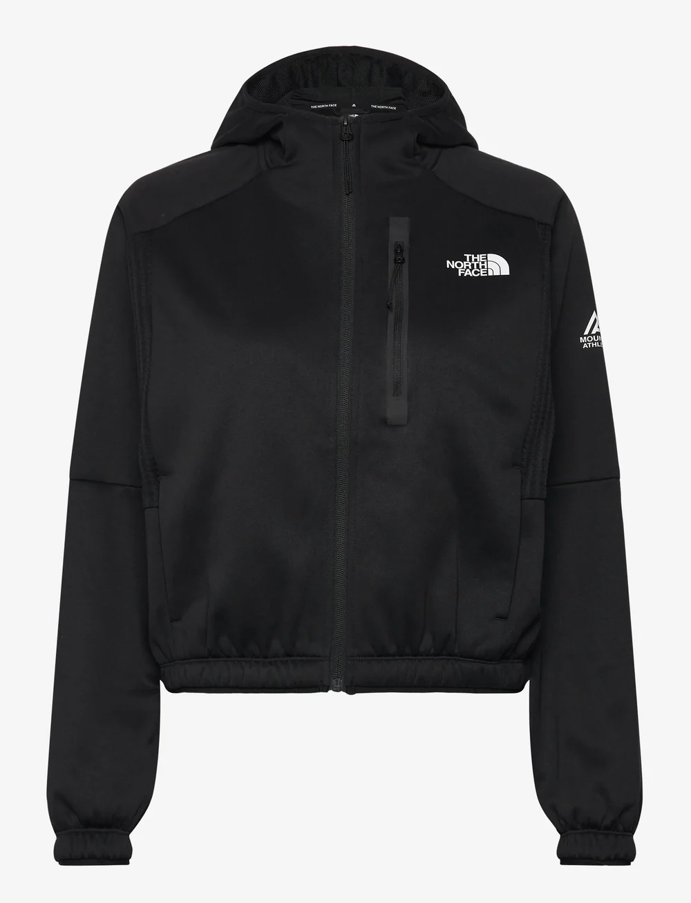 The North Face - W MOUNTAIN ATHLETICS FLEECE FULL ZIP JAC - hoodies - tnf black - 1