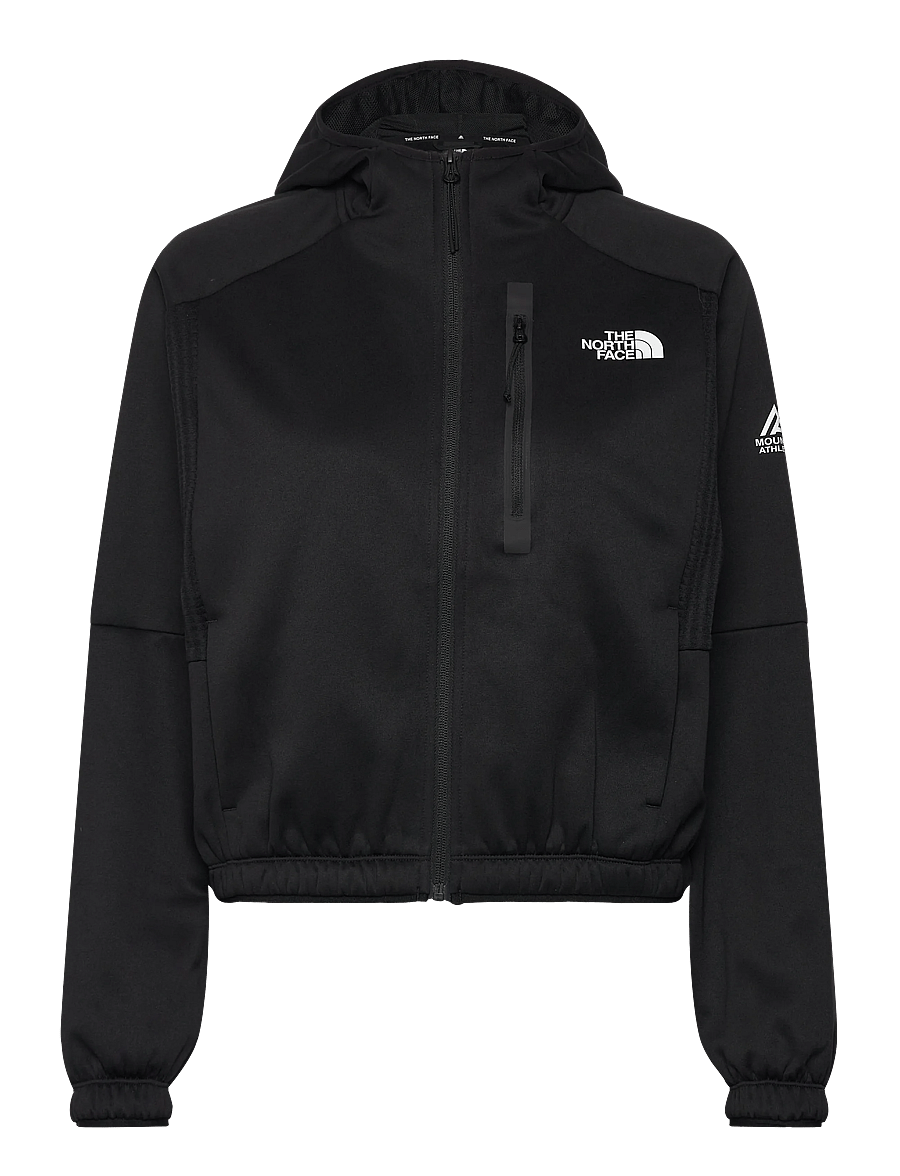 The North Face - W MOUNTAIN ATHLETICS FLEECE FULL ZIP JAC - kapuzenpullover - tnf black - 1