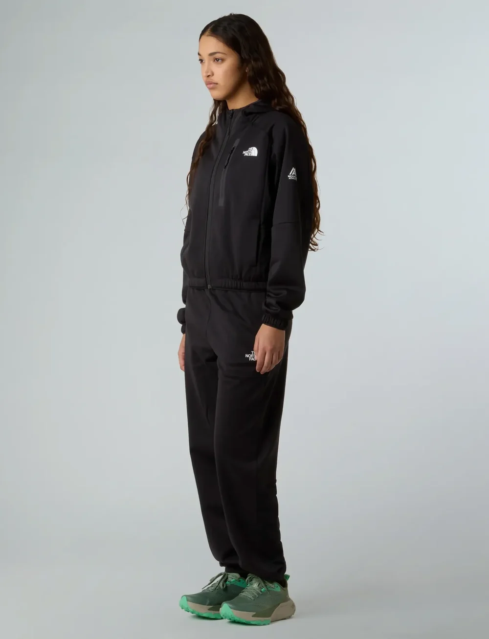 The North Face - W MOUNTAIN ATHLETICS FLEECE FULL ZIP JAC - hoodies - tnf black - 3