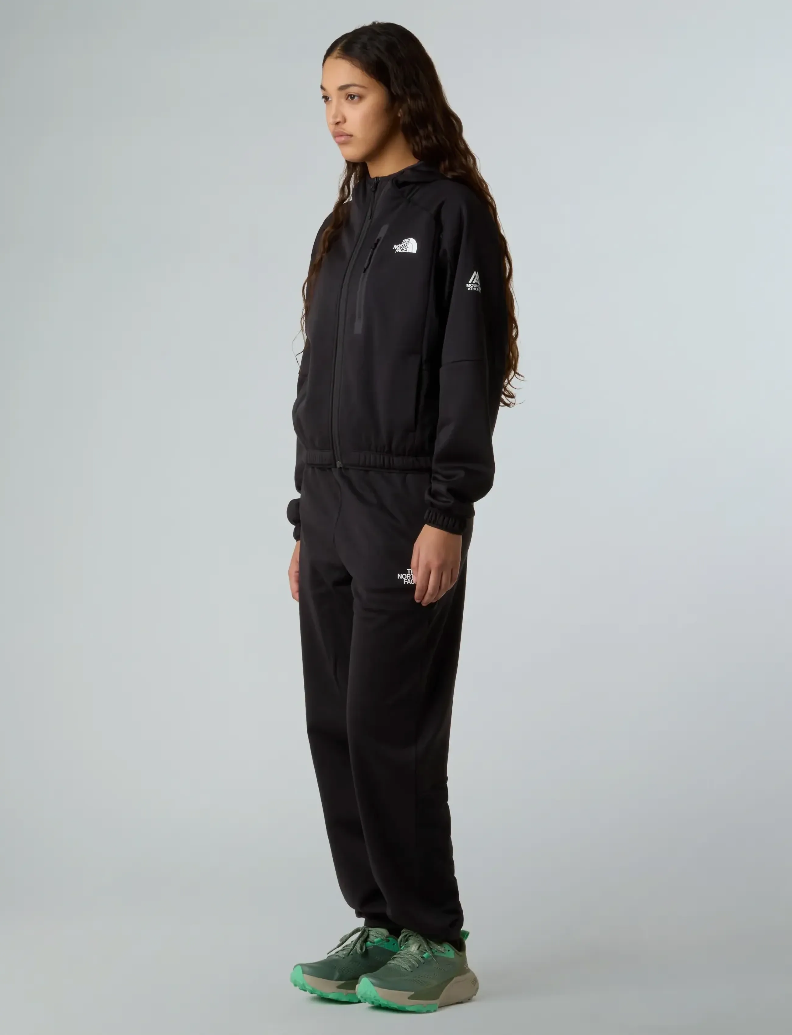 The North Face - W MOUNTAIN ATHLETICS FLEECE FULL ZIP JAC - kapuzenpullover - tnf black - 3