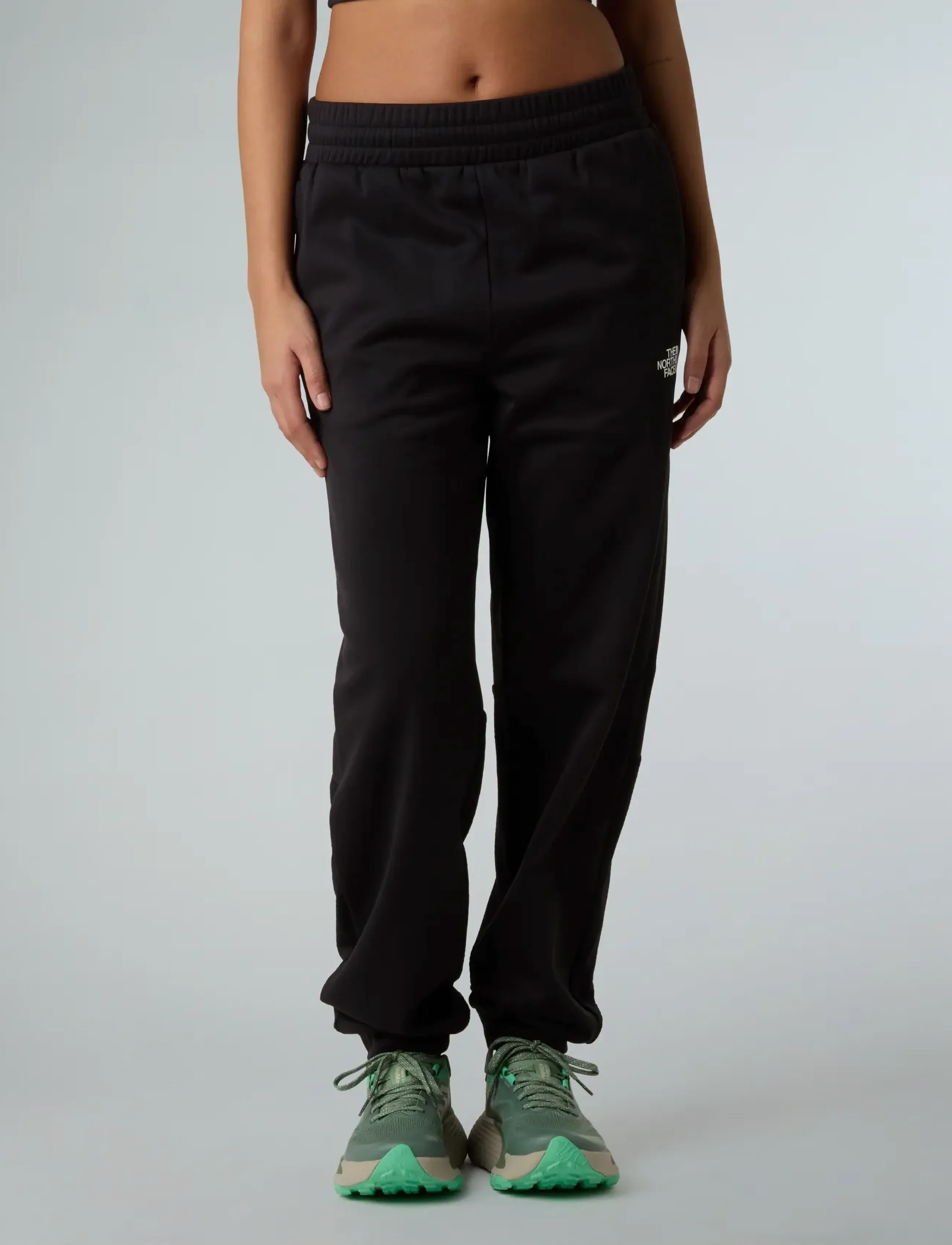 The North Face W Mountain Athletics Fleece Pant, Kvinder, Fleece Joggingbukser, Sort, Str: XL