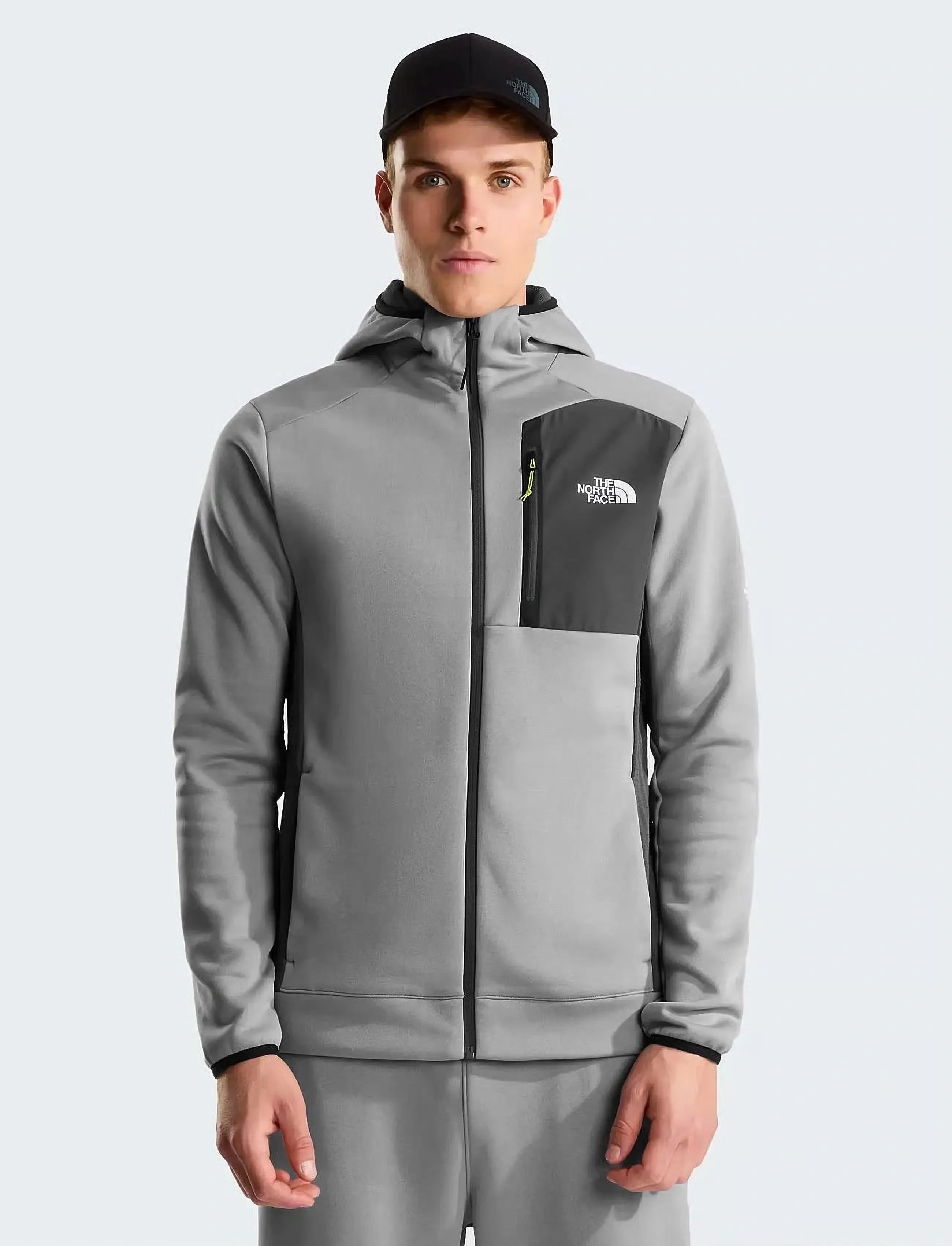 The North Face M MOUNTAIN ATHLETICS FLEECE FULL ZIP JAC - Fleece-Pullover - TRANSCENDENT GREY/ANTHR / grey