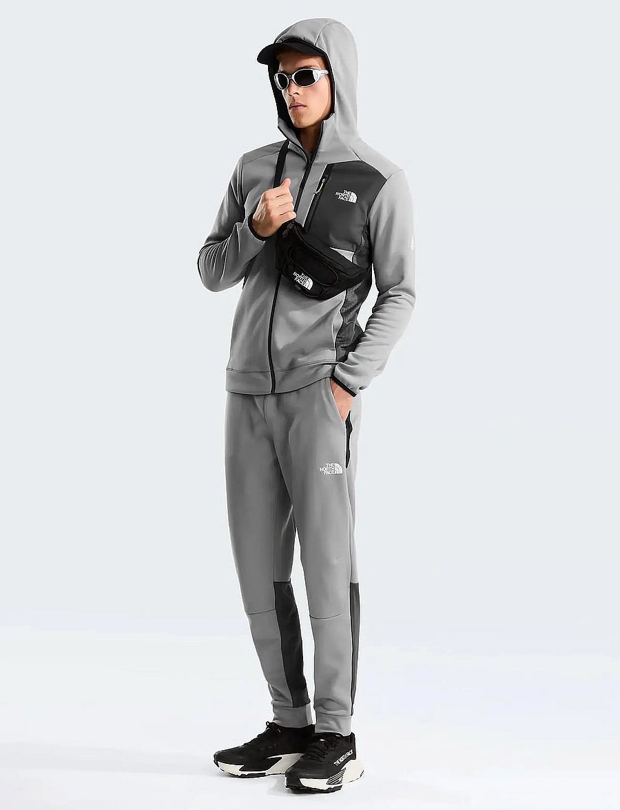 The North Face - M MOUNTAIN ATHLETICS FLEECE FULL ZIP JAC - pulls a capuche - transcendent grey/anthr - 4