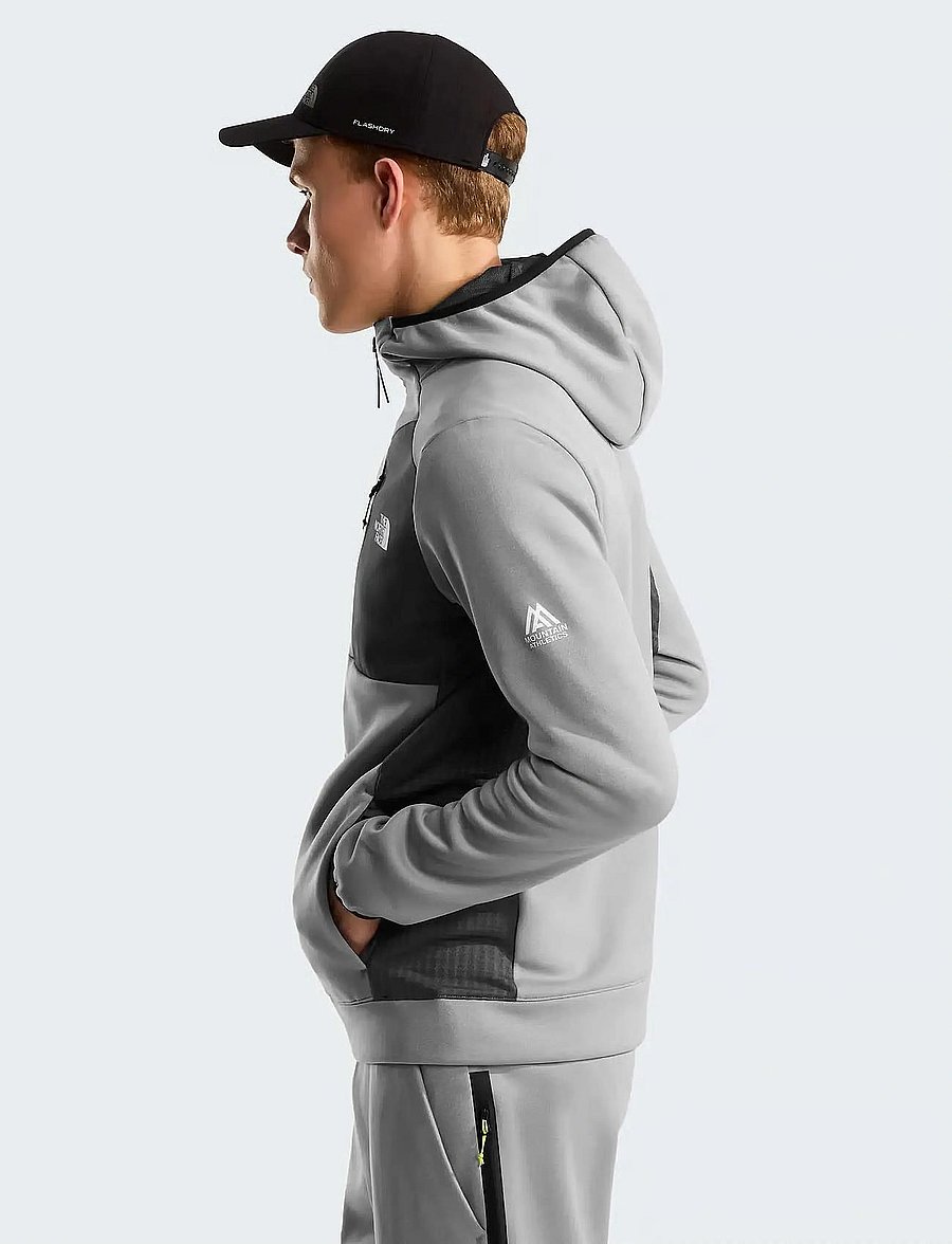The North Face - M MOUNTAIN ATHLETICS FLEECE FULL ZIP JAC - pulls a capuche - transcendent grey/anthr - 5