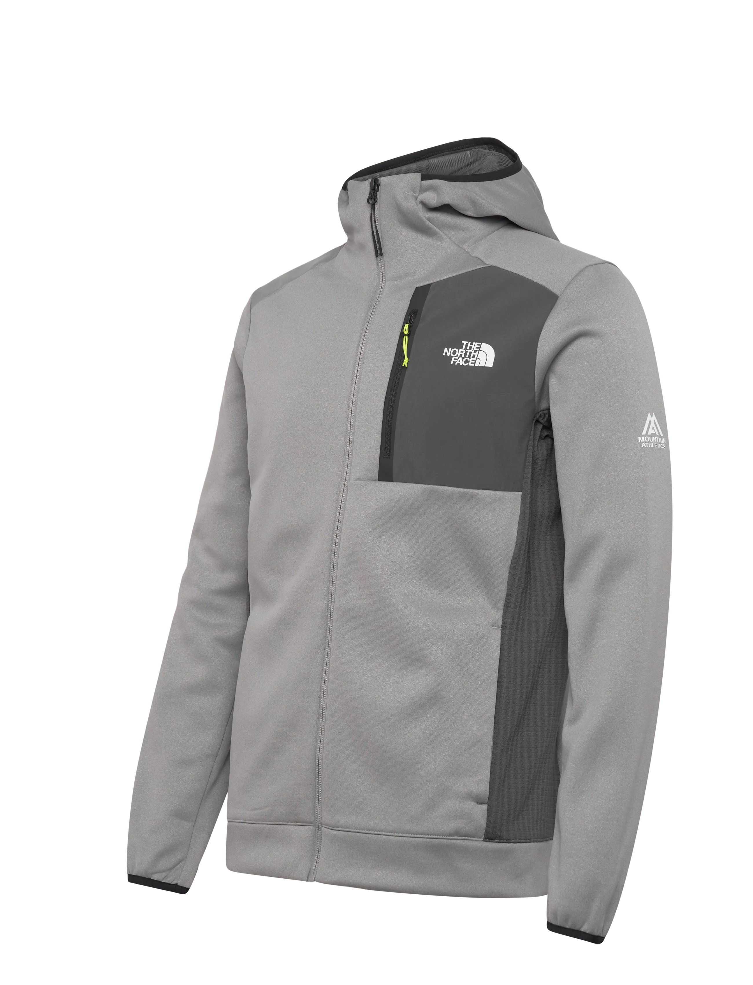 The North Face - M MOUNTAIN ATHLETICS FLEECE FULL ZIP JAC - pulls a capuche - transcendent grey/anthr - 3