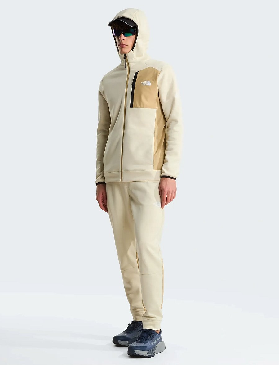 The North Face - M MOUNTAIN ATHLETICS FLEECE FULL ZIP JAC - kapuzenpullover - desert stone/khaki ston - 5