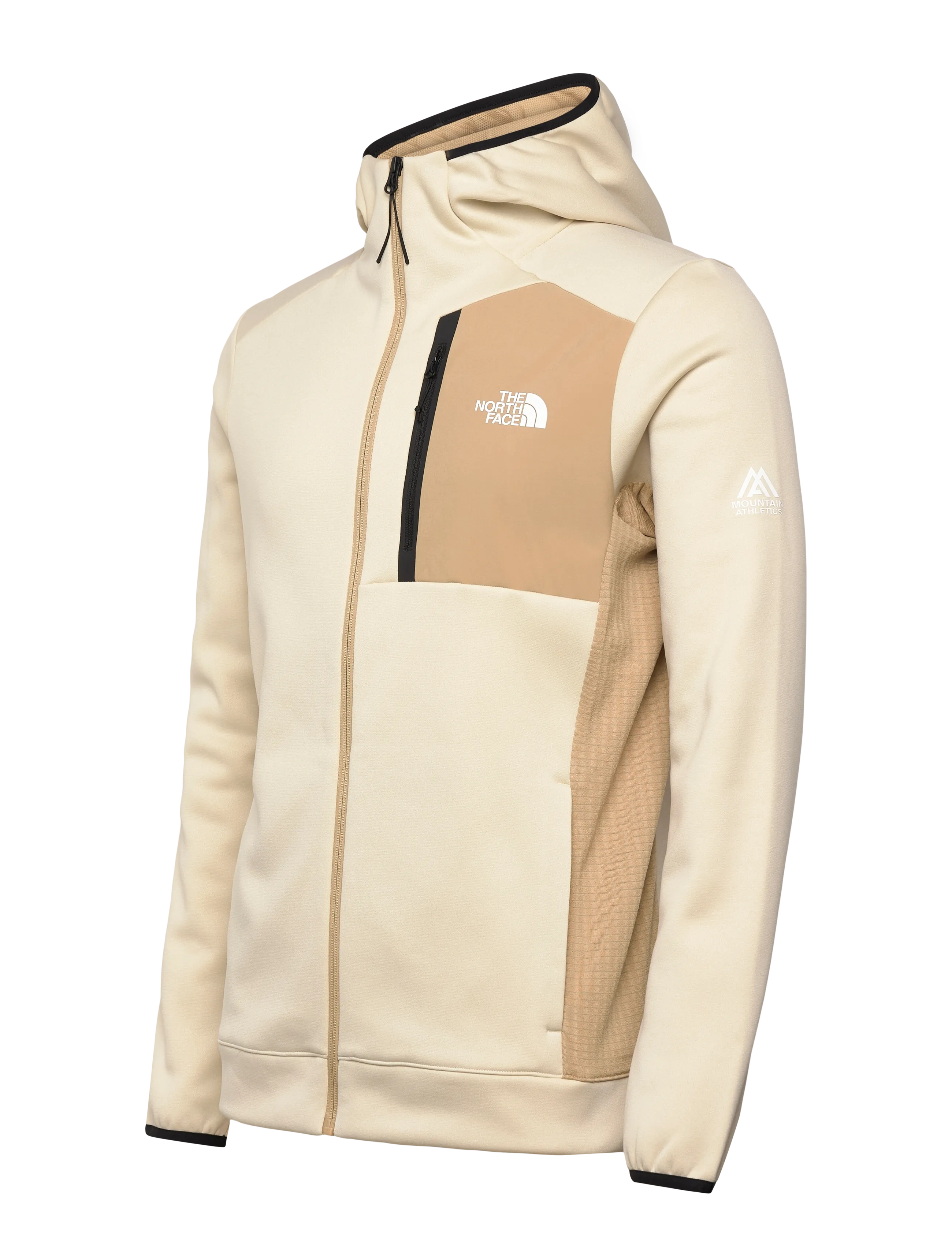 The North Face - M MOUNTAIN ATHLETICS FLEECE FULL ZIP JAC - kapuzenpullover - desert stone/khaki ston - 4