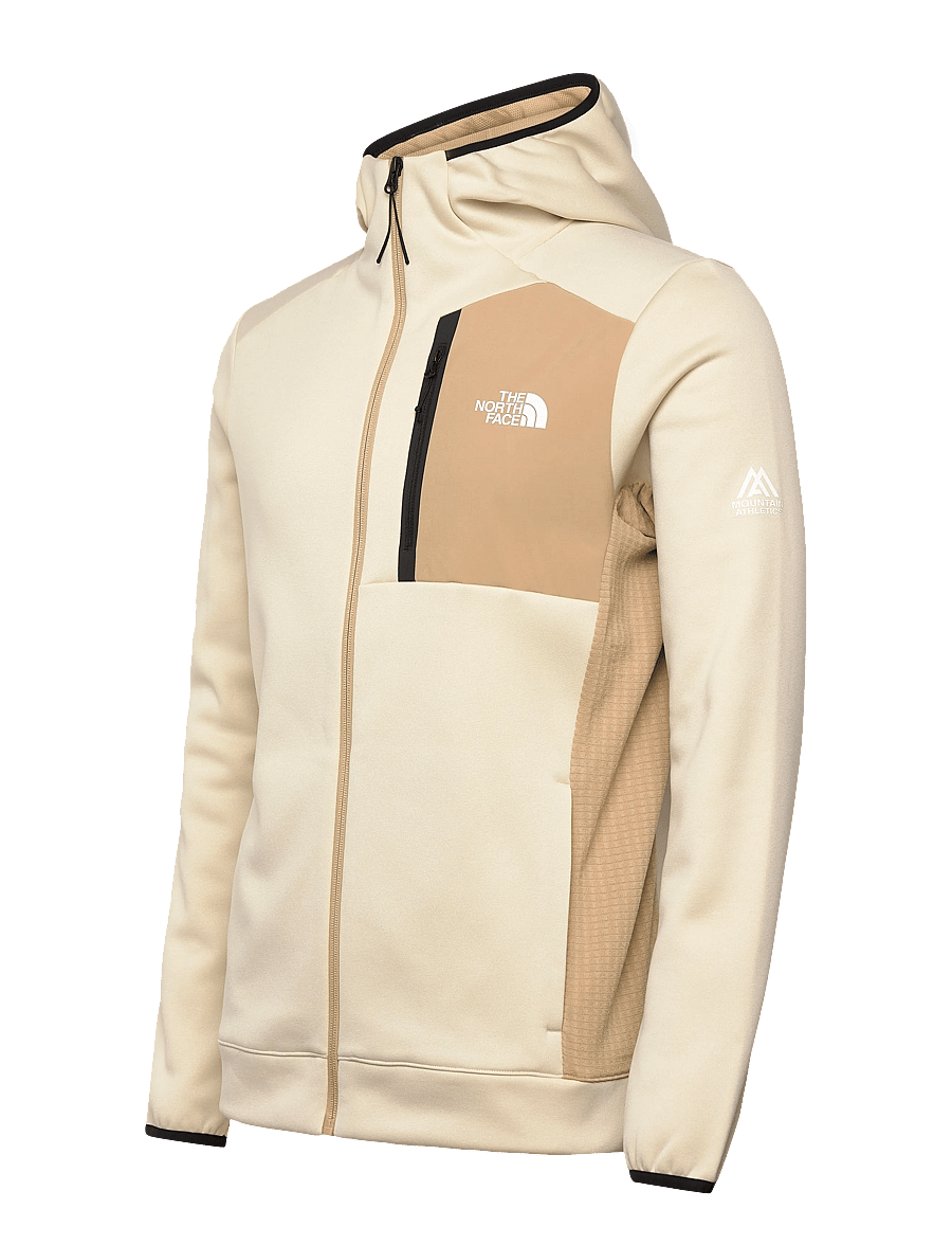 The North Face - M MOUNTAIN ATHLETICS FLEECE FULL ZIP JAC - kapuzenpullover - desert stone/khaki ston - 4