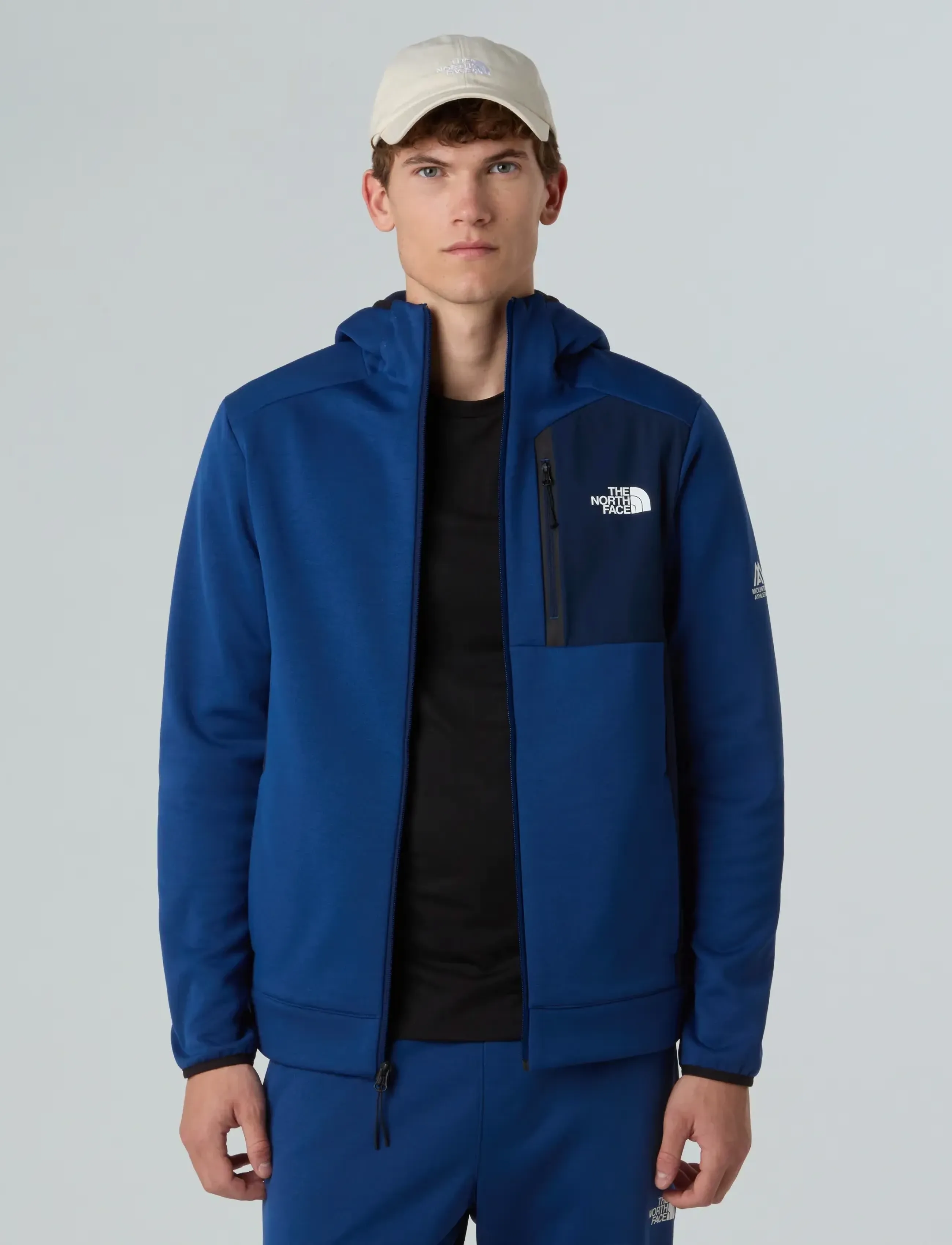 The North Face - M MOUNTAIN ATHLETICS FLEECE FULL ZIP JAC - hættetrøjer - estate blue/summit navy - 5