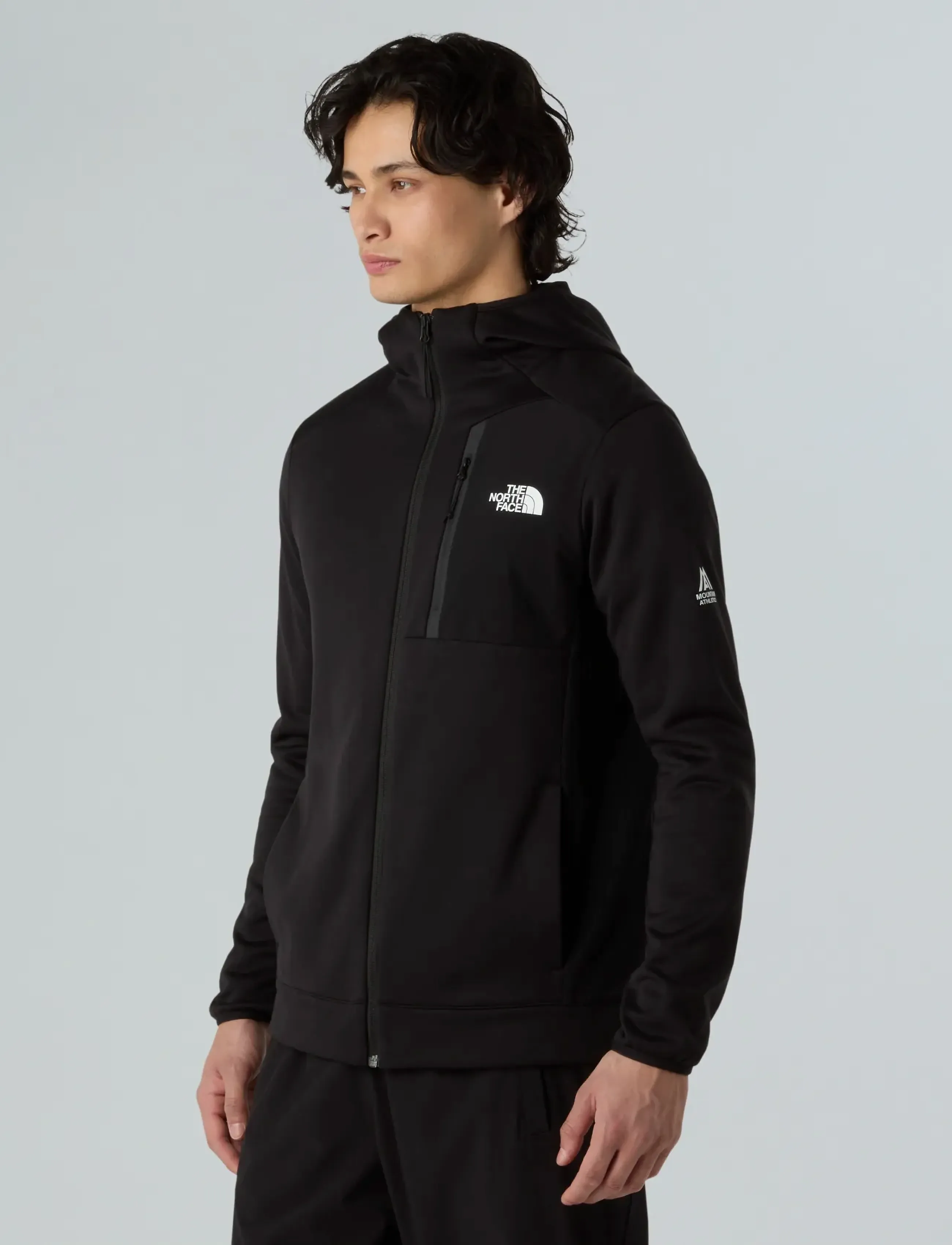 The North Face M MOUNTAIN ATHLETICS FLEECE FULL ZIP JAC - Festival outfit - TNF BLACK / black
