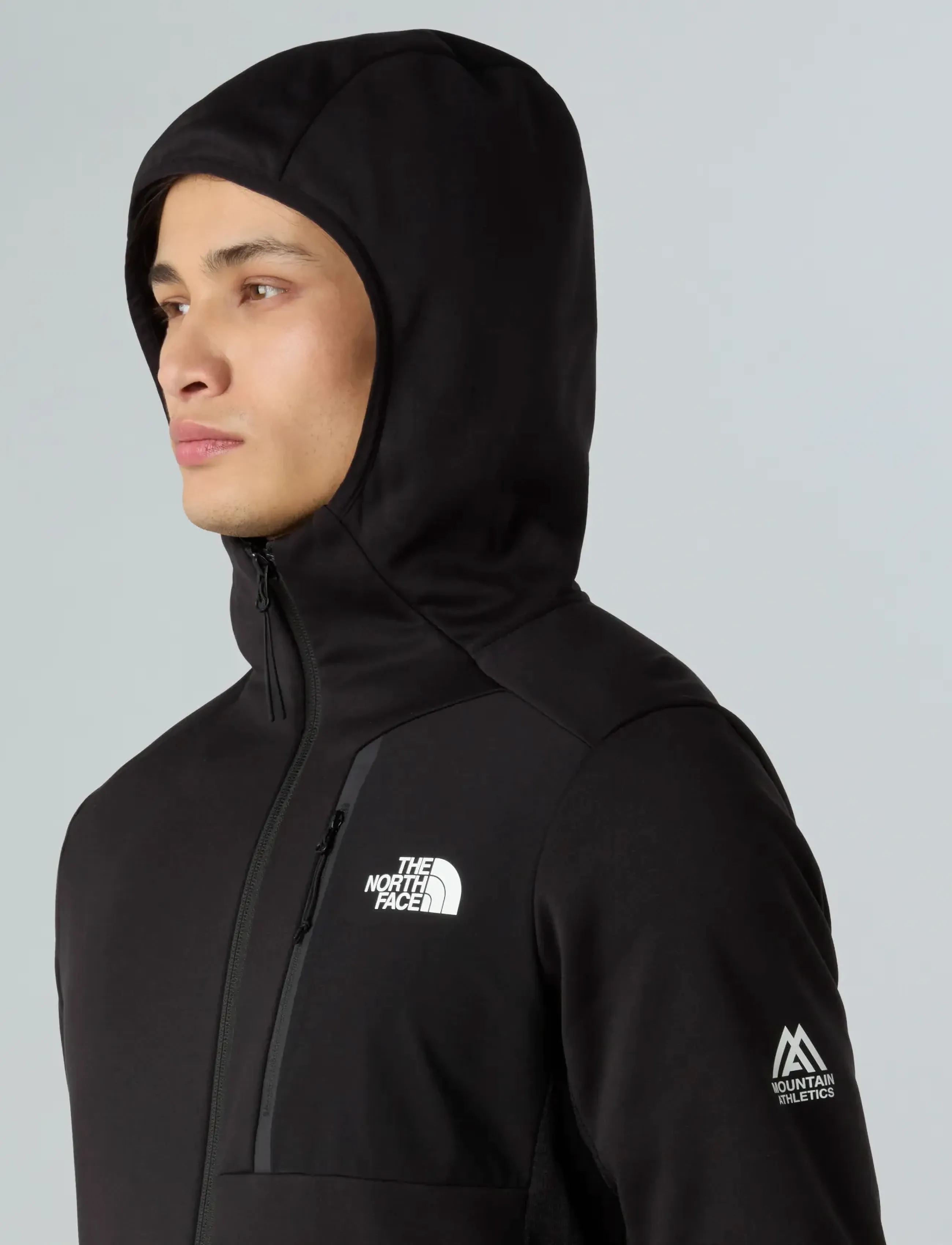 The North Face - M MOUNTAIN ATHLETICS FLEECE FULL ZIP JAC - hoodies - tnf black - 5