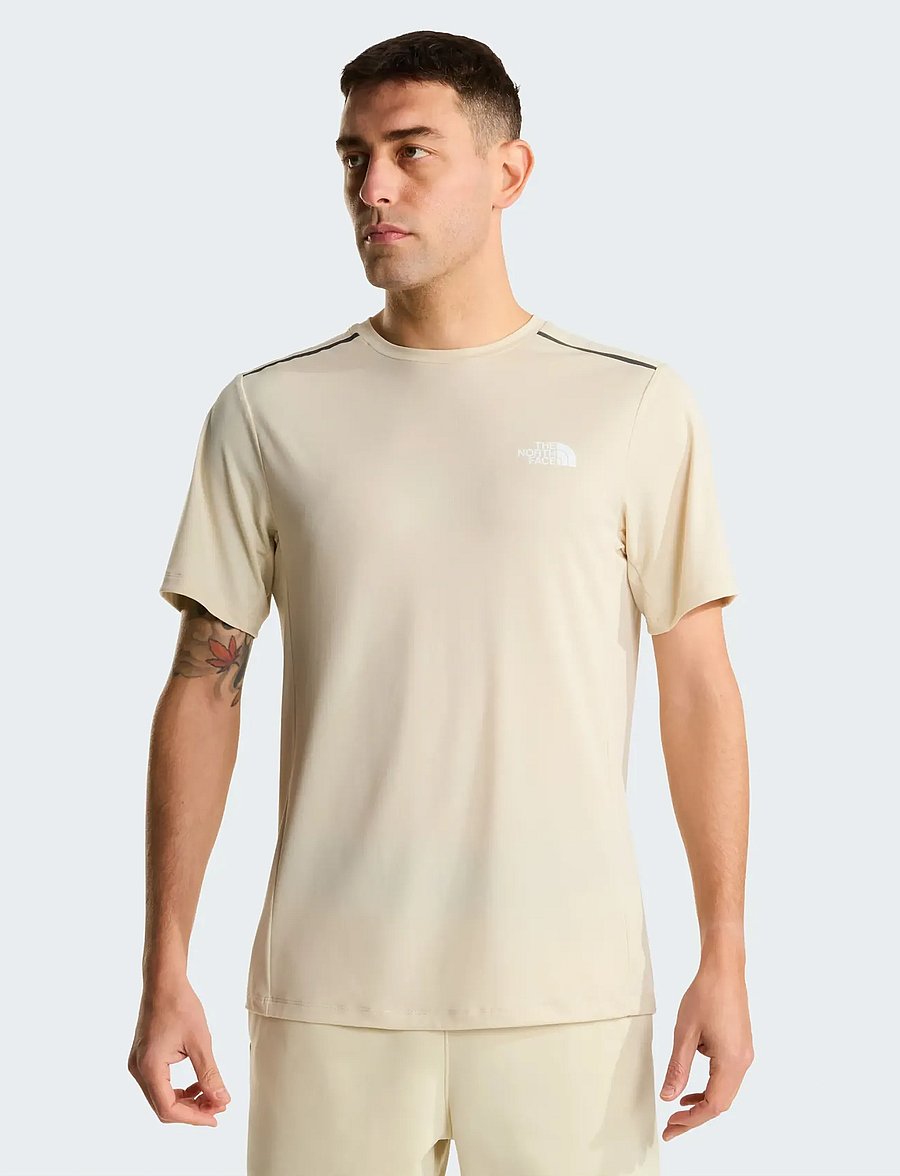 The North Face - M MOUNTAIN ATHLETICS TAPE SHORT SLEEVES - t-shirts - desert stone - 0