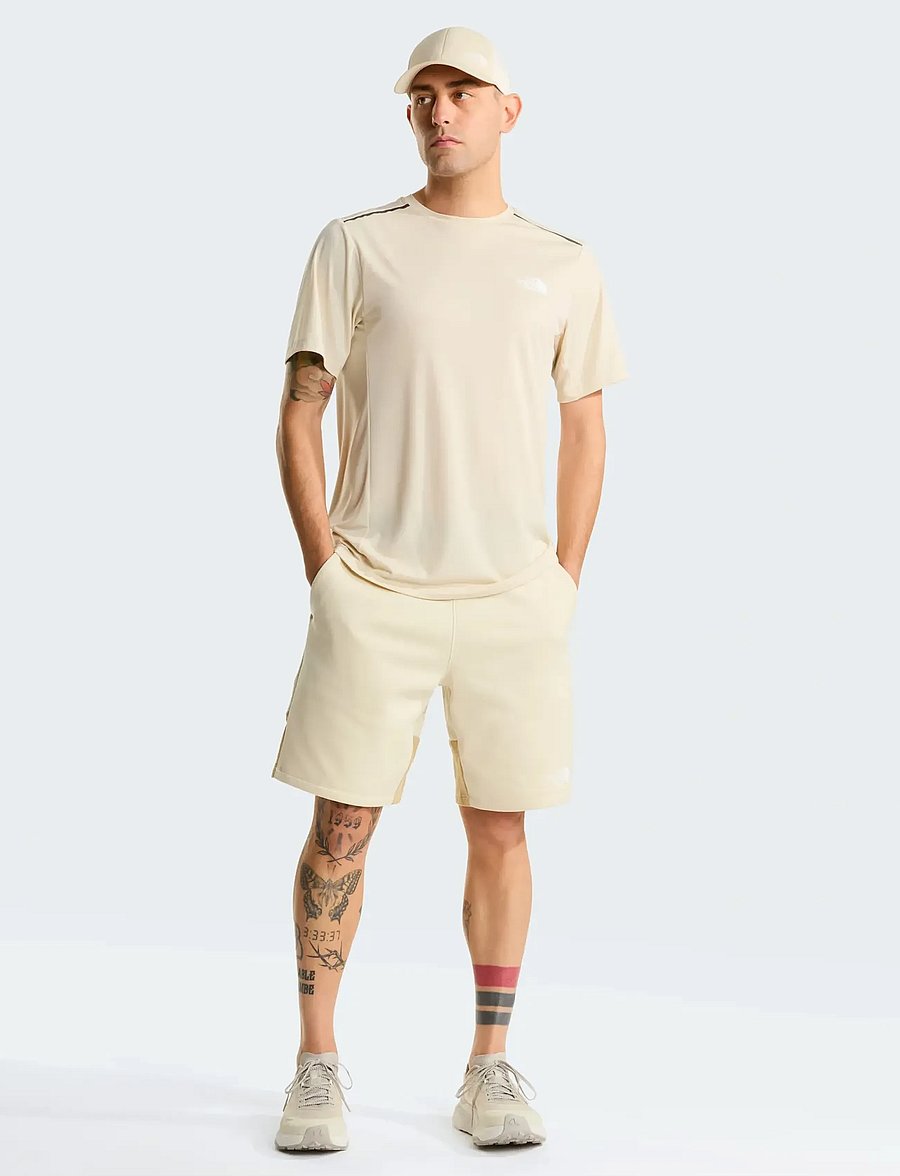The North Face - M MOUNTAIN ATHLETICS TAPE SHORT SLEEVES - t-shirts - desert stone - 3