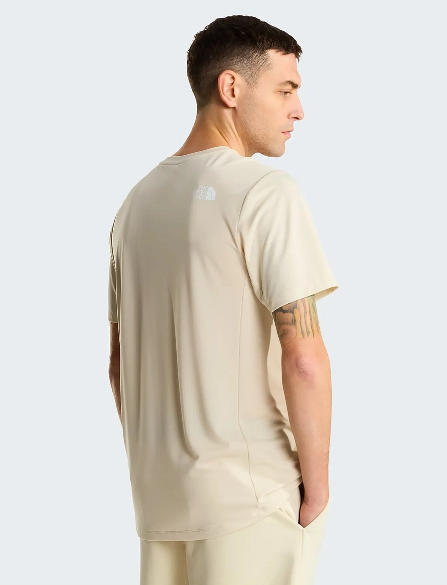 The North Face - M MOUNTAIN ATHLETICS TAPE SHORT SLEEVES - t-shirts - desert stone - 5