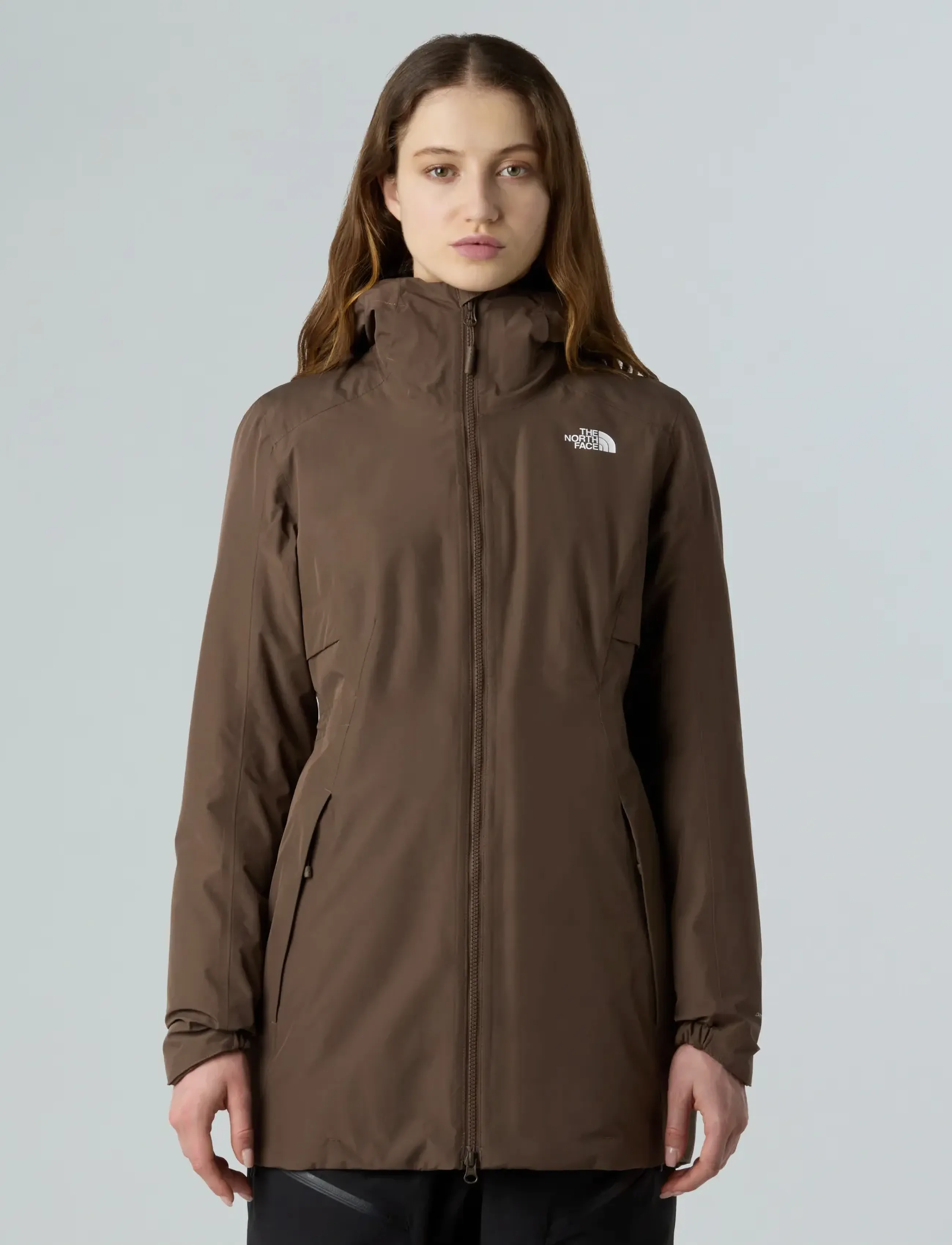 The North Face W Hikesteller Insulated Parka, XS, Brown, Sport Jackets > Sport Parkas, Dame