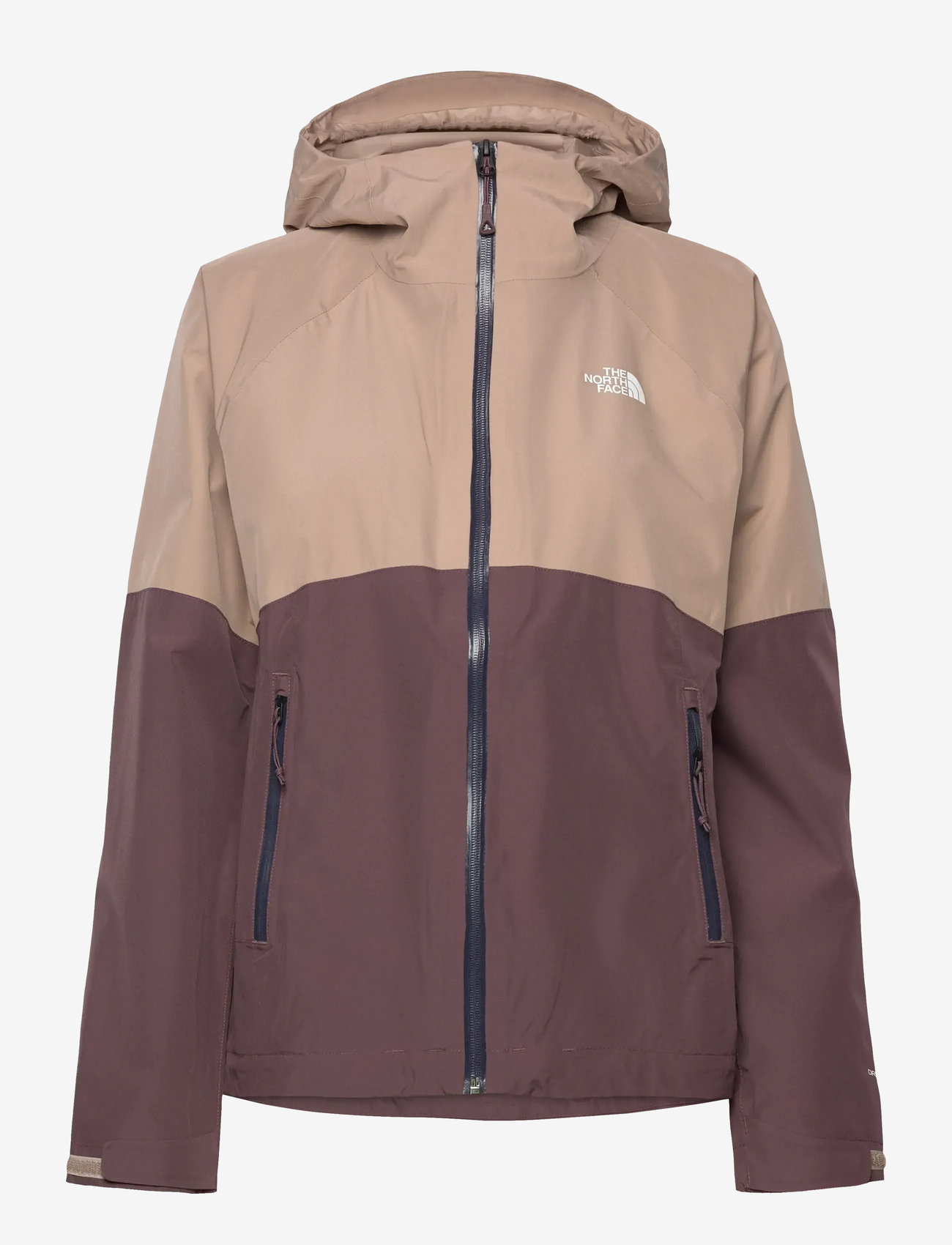 The North Face - W DIABLO DYNAMIC ZIP-IN JACKET - mushroom grey/tawny qua - 0