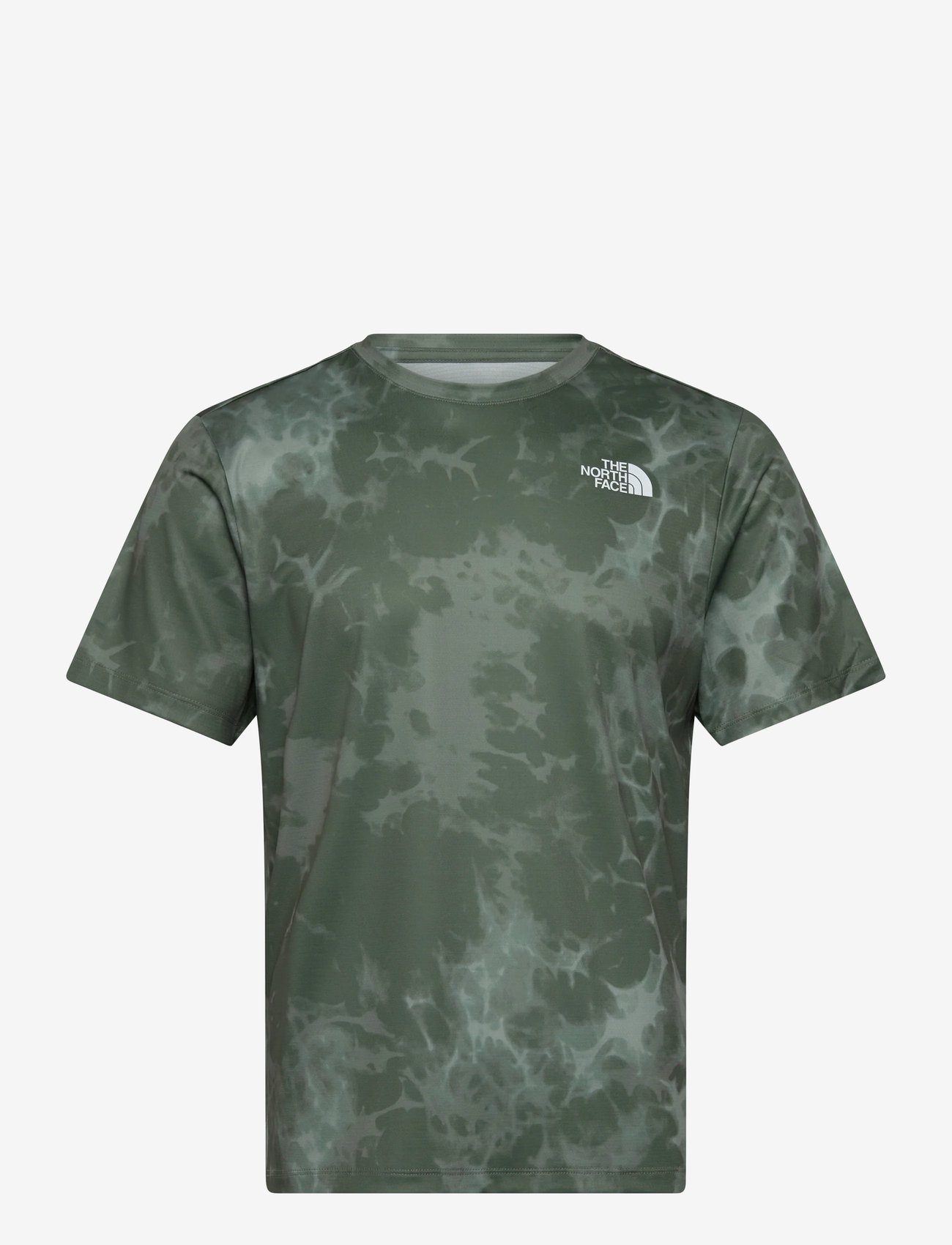 The North Face - M 24/7 SHORT SLEEVES REGULAR TEE-PRINT - t-shirts - bark mist light refract - 0