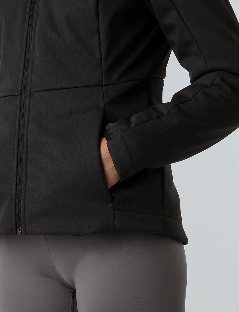 The North Face - W QUEST HIGHLOFT SOFT SHELL JACKET - EU - friluftsjackor - tnf black heather - 3