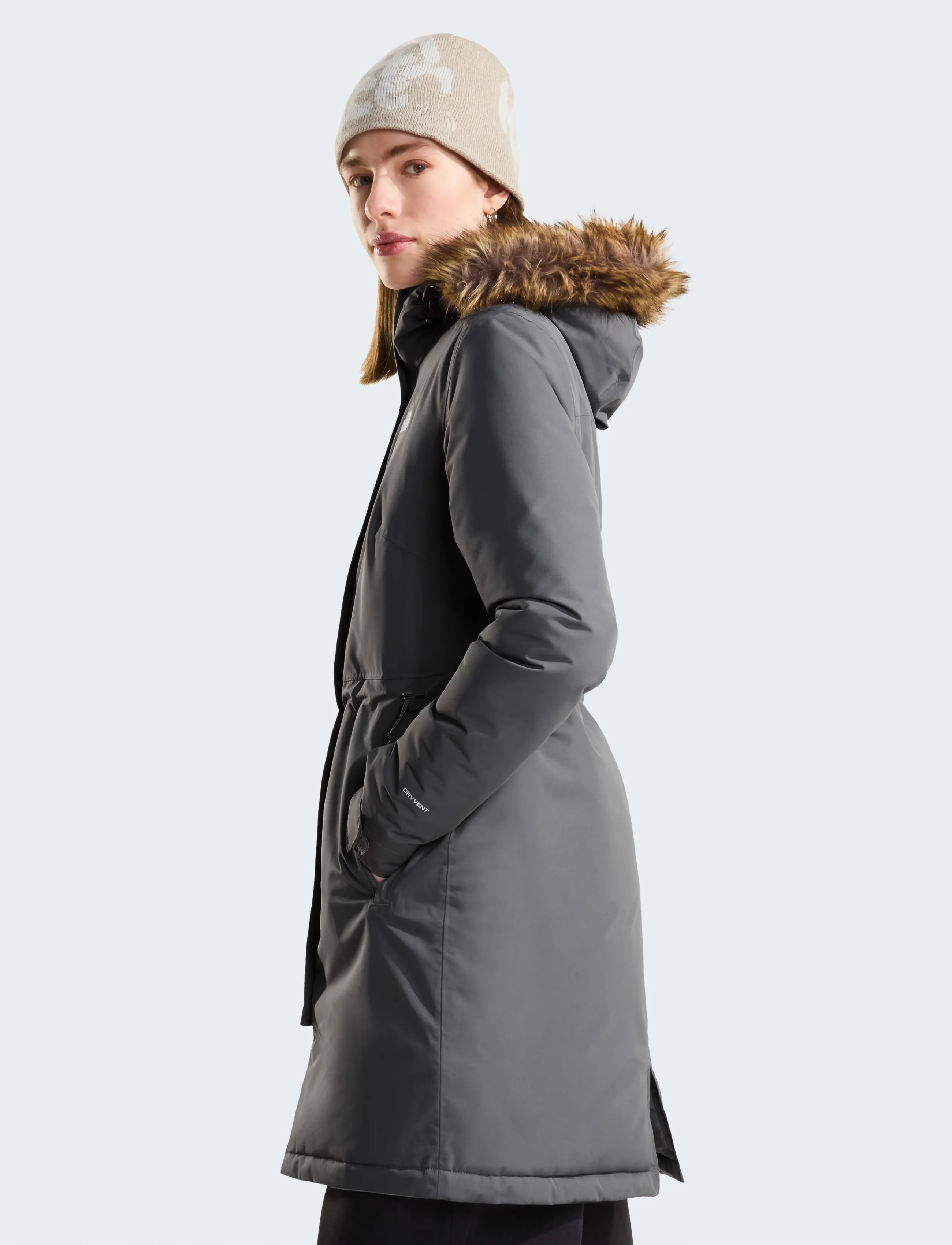 The North Face - W ZANECK PARKA - parkasjackor - smoked pearl - 4