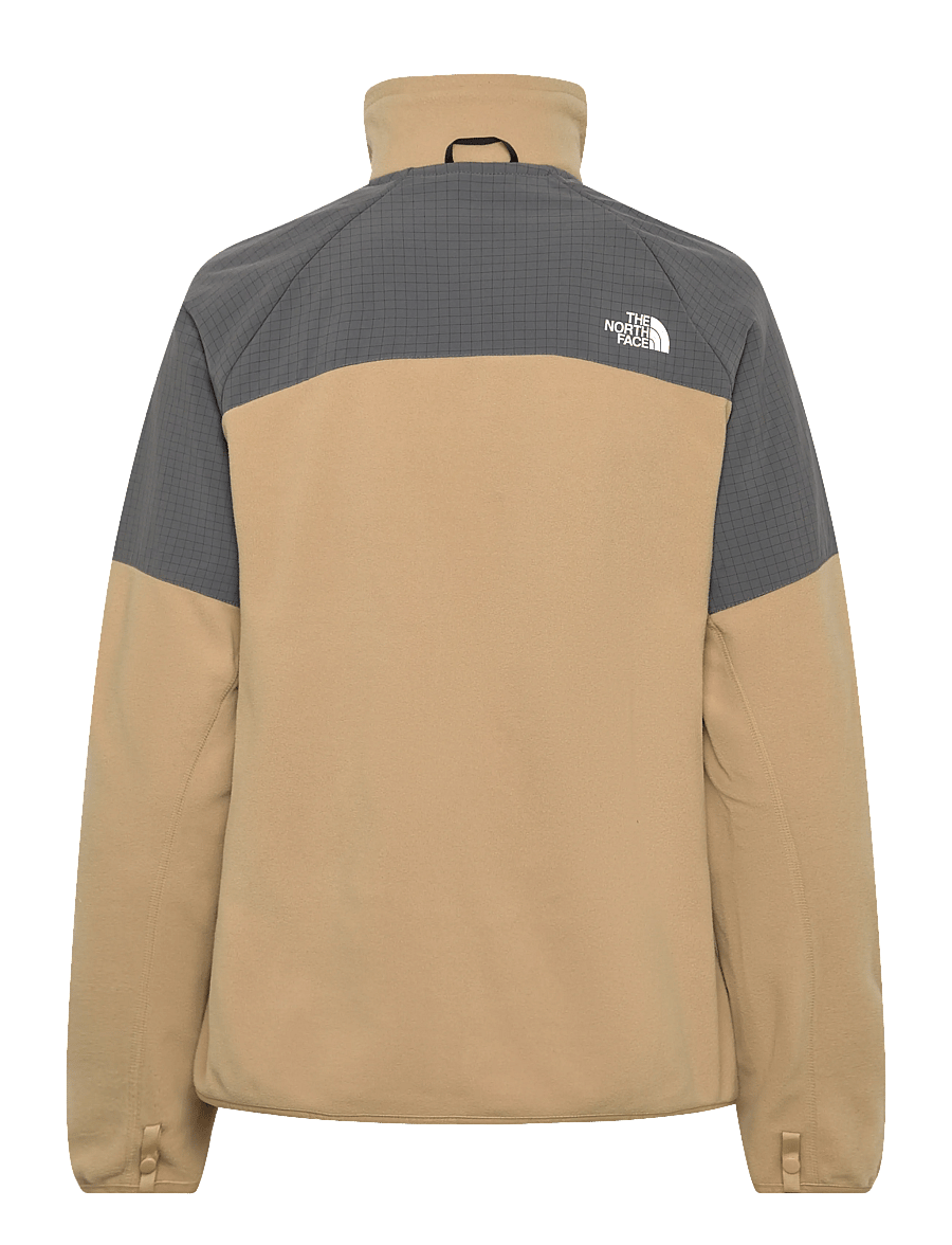 The North Face - W GLACIER HEAVYWEIGHT FULL ZIP JACKET - oberteile - khaki stone/smoked pear - 2