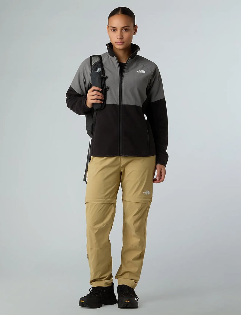 The North Face - W GLACIER HEAVYWEIGHT FULL ZIP JACKET - fleeces & midlayers - tnf black/smoked pearl - 3