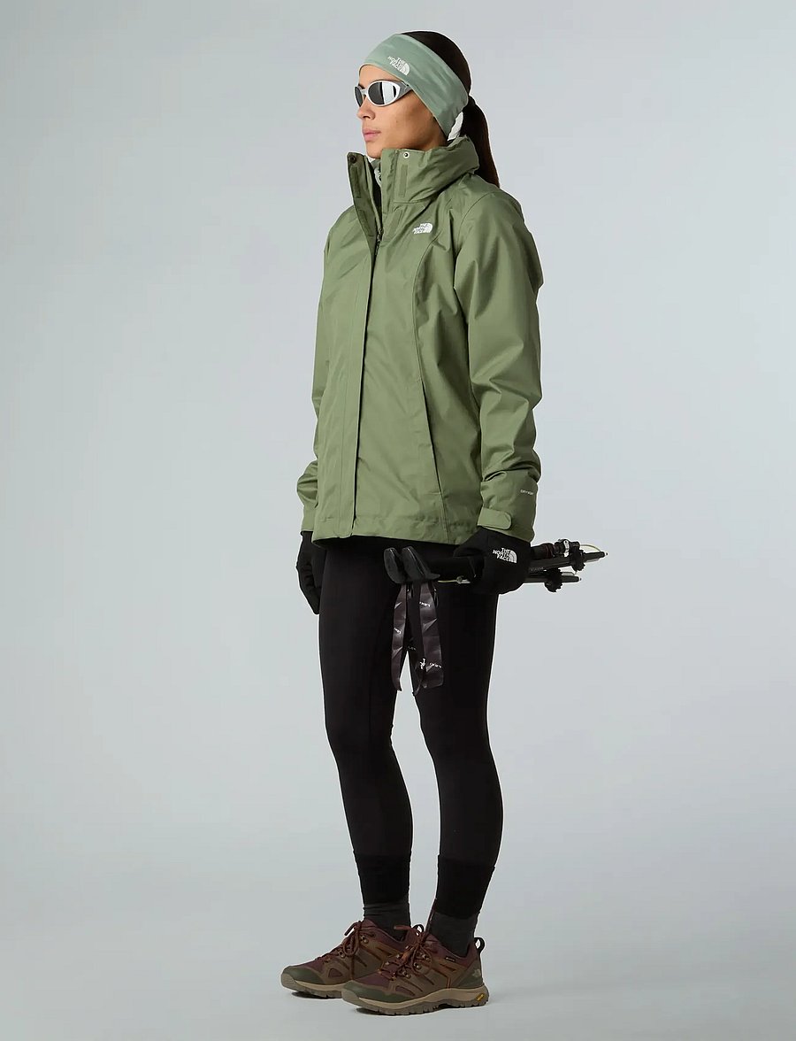The North Face - W EVOLVE II TRICLIMATE JACKET - EU - välijoped - bark mist/slate moss - 5