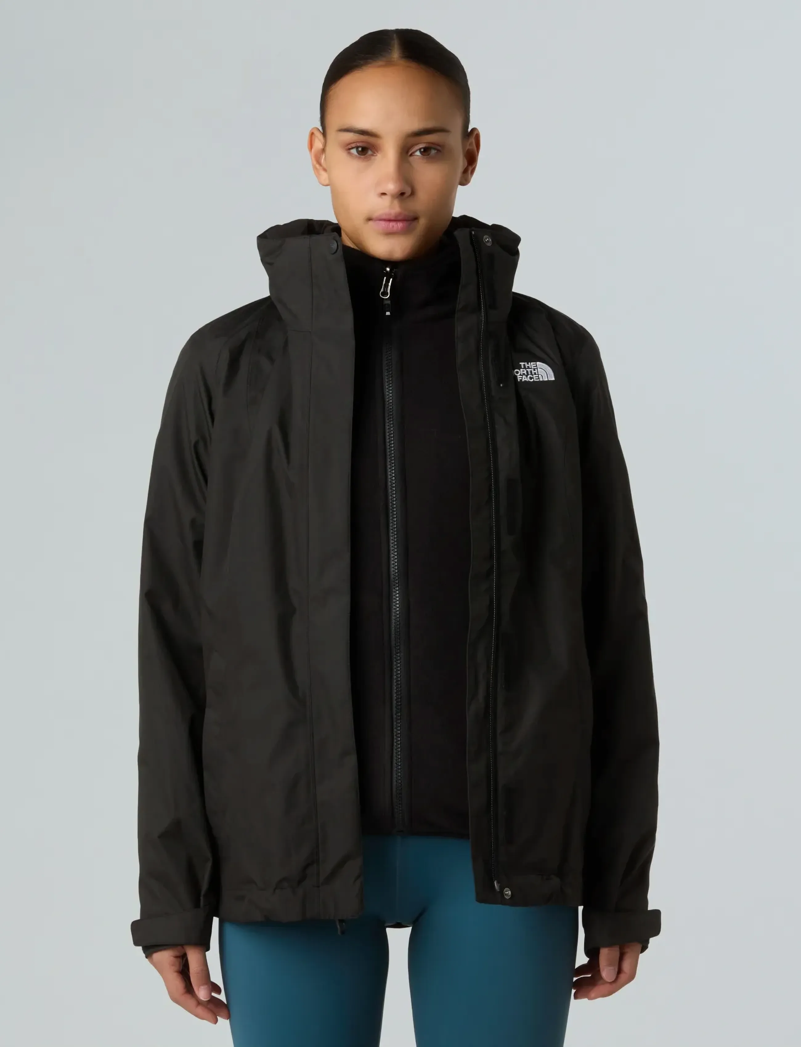 The North Face W Evolve Ii Triclimate Jacket - Eu, S, Black, Sport Jackets > Sport Outdoor Jackets, Dame