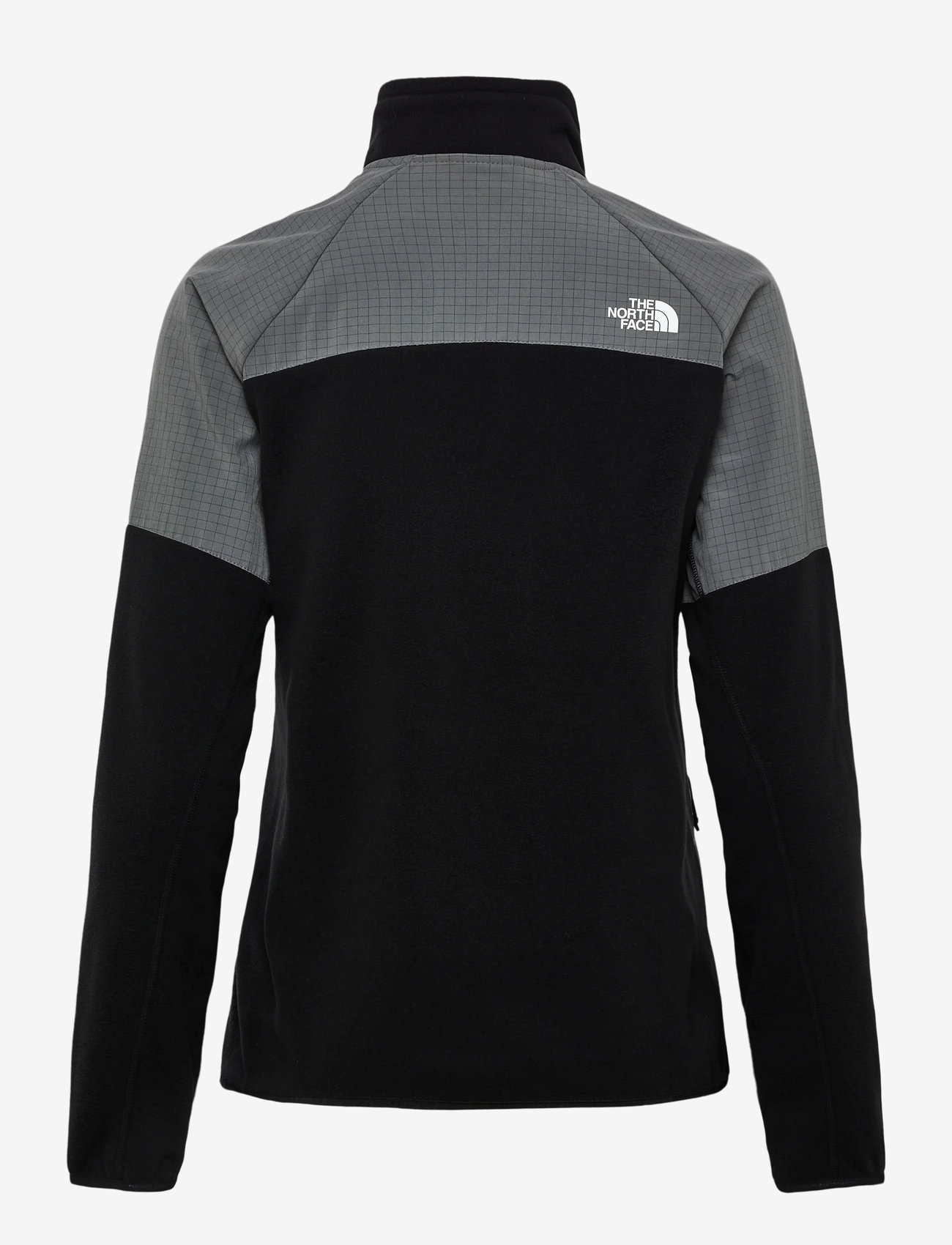 The North Face - W GLACIER HEAVYWEIGHT 1/2 ZIP JACKET - fleece & mellanlager - tnf black/smoked pearl - 2