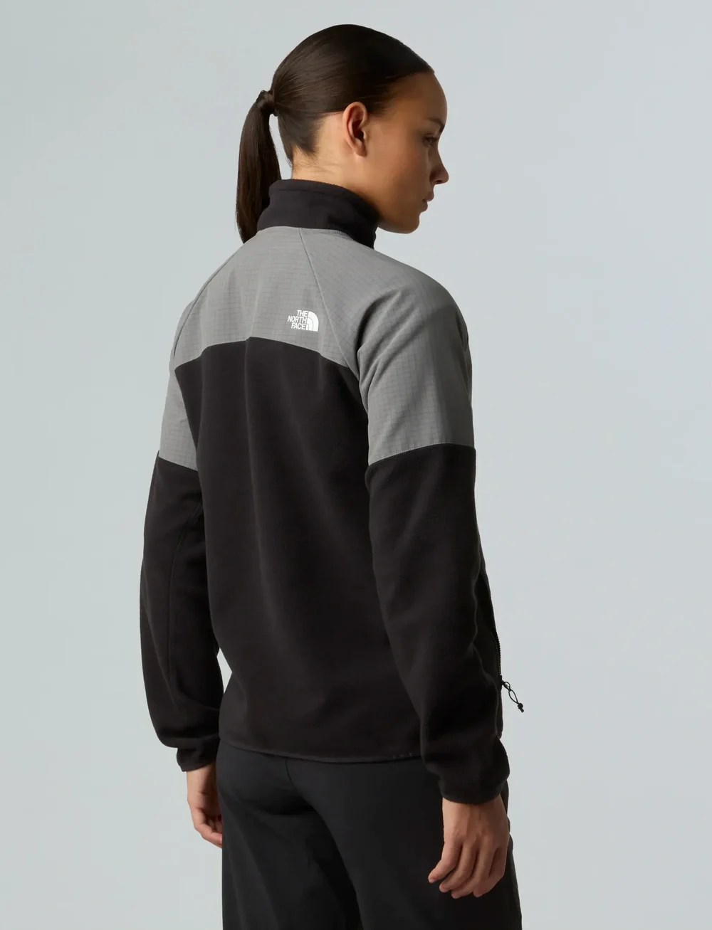 The North Face - W GLACIER HEAVYWEIGHT 1/2 ZIP JACKET - fleeces & midlayers - tnf black/smoked pearl - 4