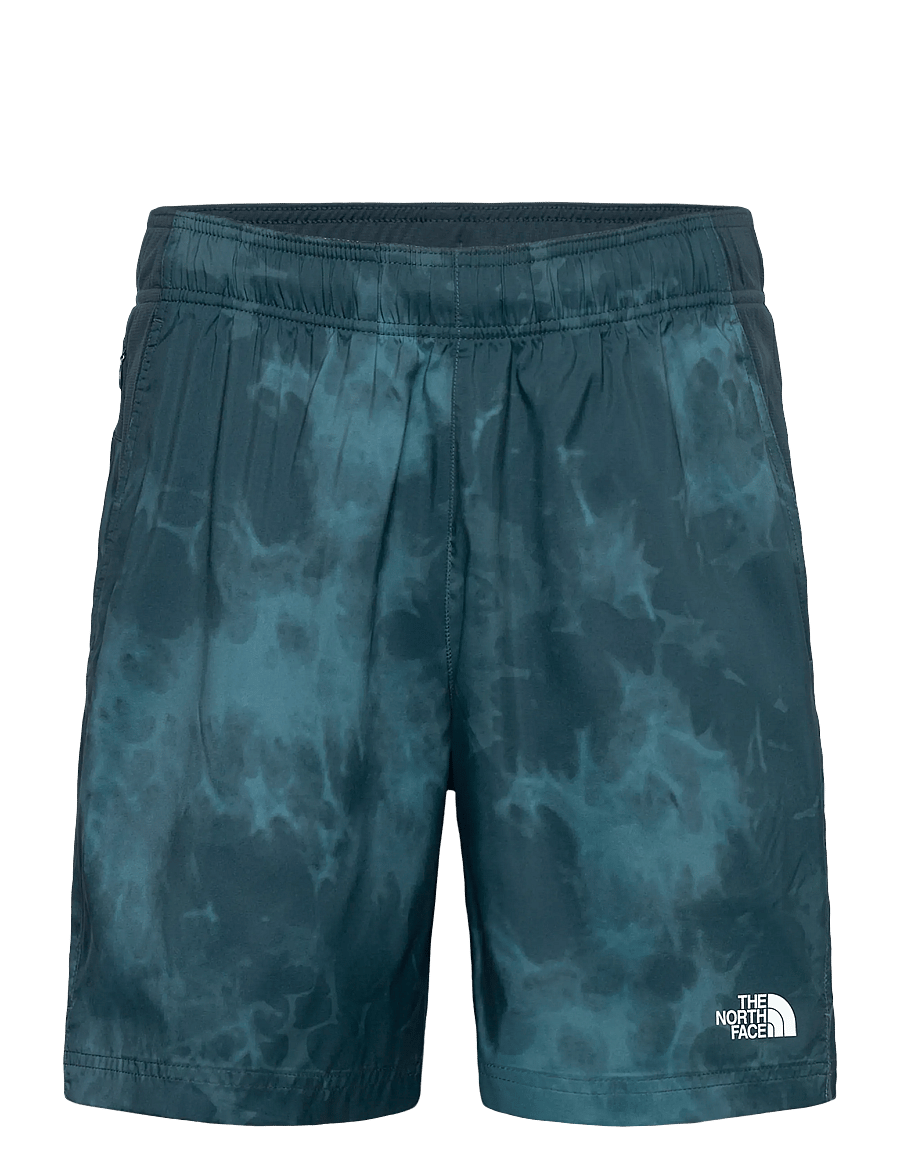 The North Face - M 24/7 7IN SHORT-PRINT - hlaupastuttbuxur - deep cypress light refr - 1