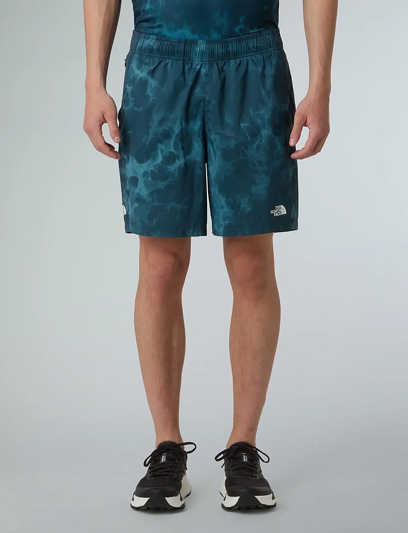 The North Face - M 24/7 7IN SHORT-PRINT - træningsshorts - deep cypress light refr - 0