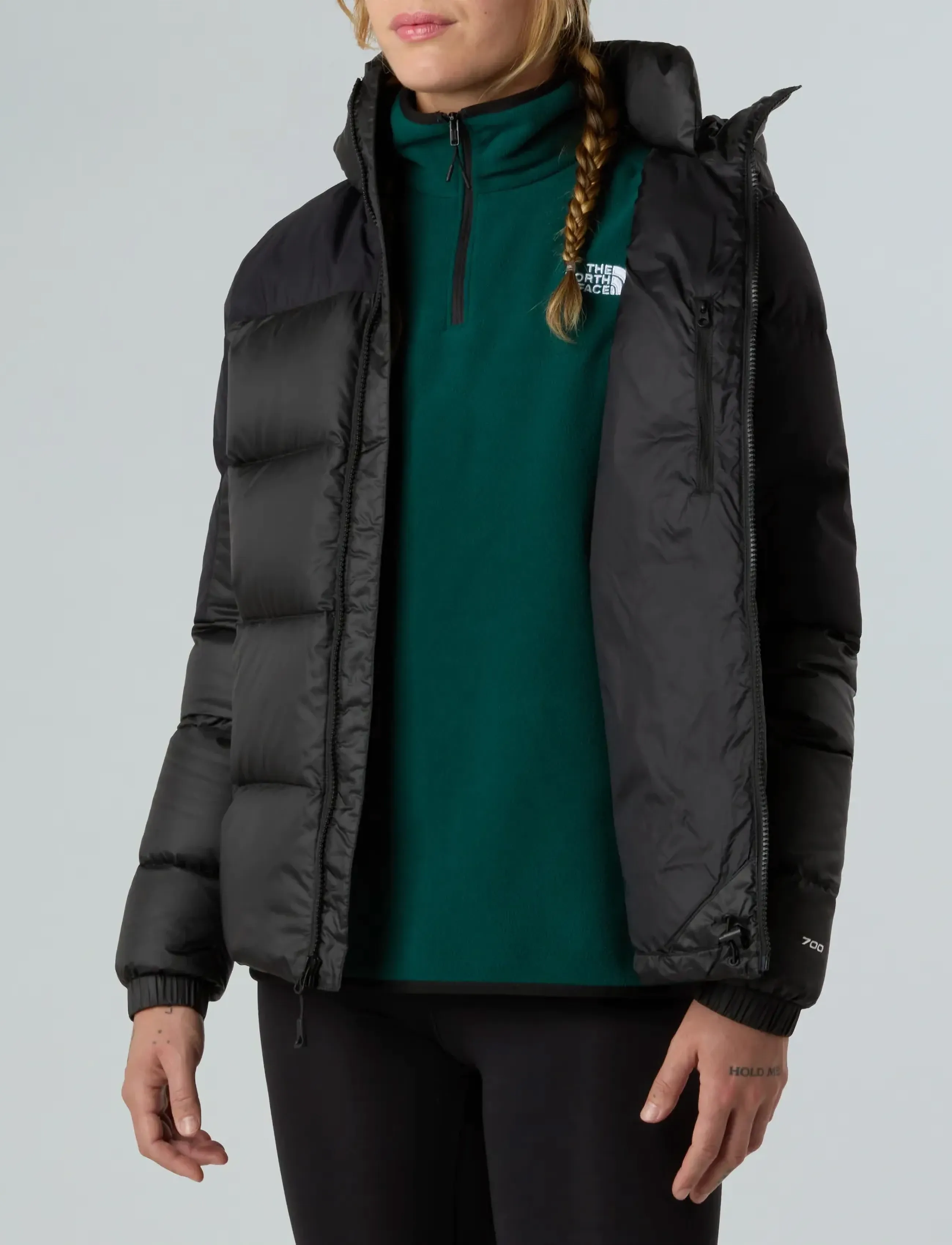 Women's Diablo Down 2.0 Hooded Jacket Estate Blue Black Heather 7