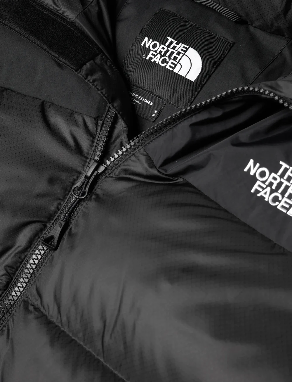 The North Face - W DIABLO DOWN 2.0 HOODED JACKET - dunjackor - tnf black heather/tnf blk - 2