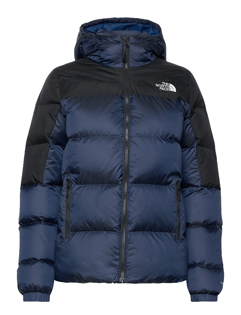 The North Face - W DIABLO DOWN 2.0 HOODED JACKET - dunjakker - estate blue black heath - 1